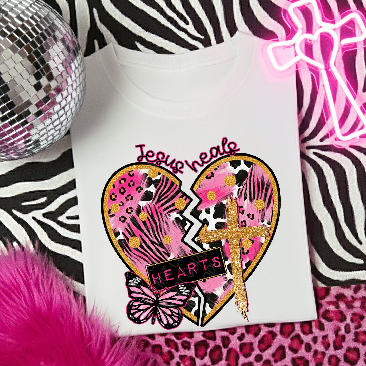 Jesus Heals Hearts 1 - 2026 Digital PNG Design