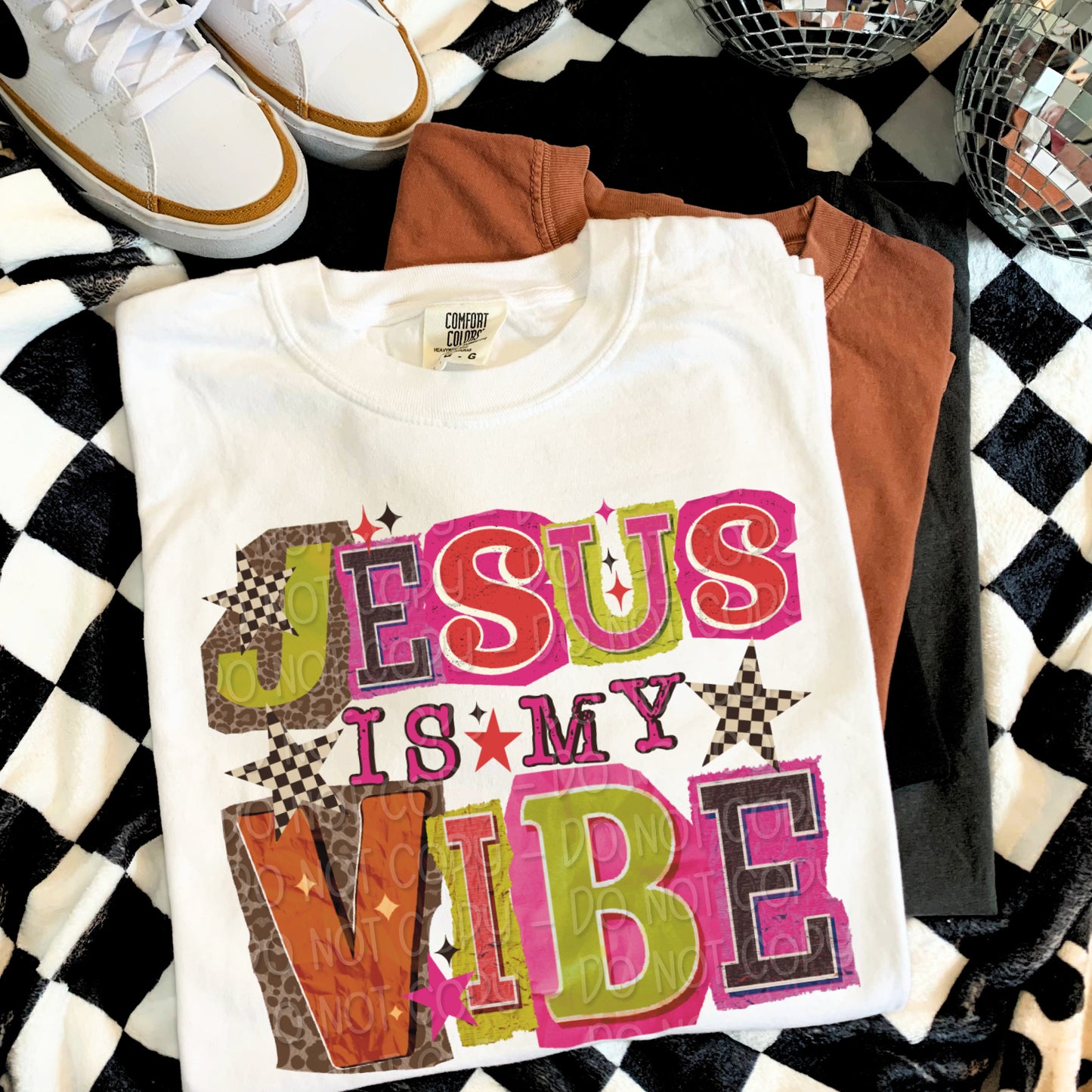 Jesus Is My Vibe 1 - 2025 Digital PNG Design