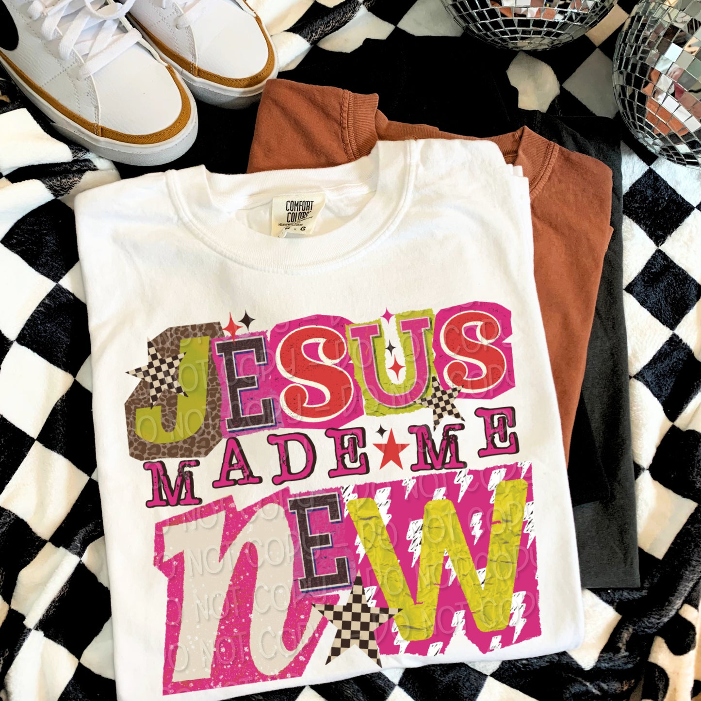 Jesus Made Me New 1 - 2025 Digital PNG Design
