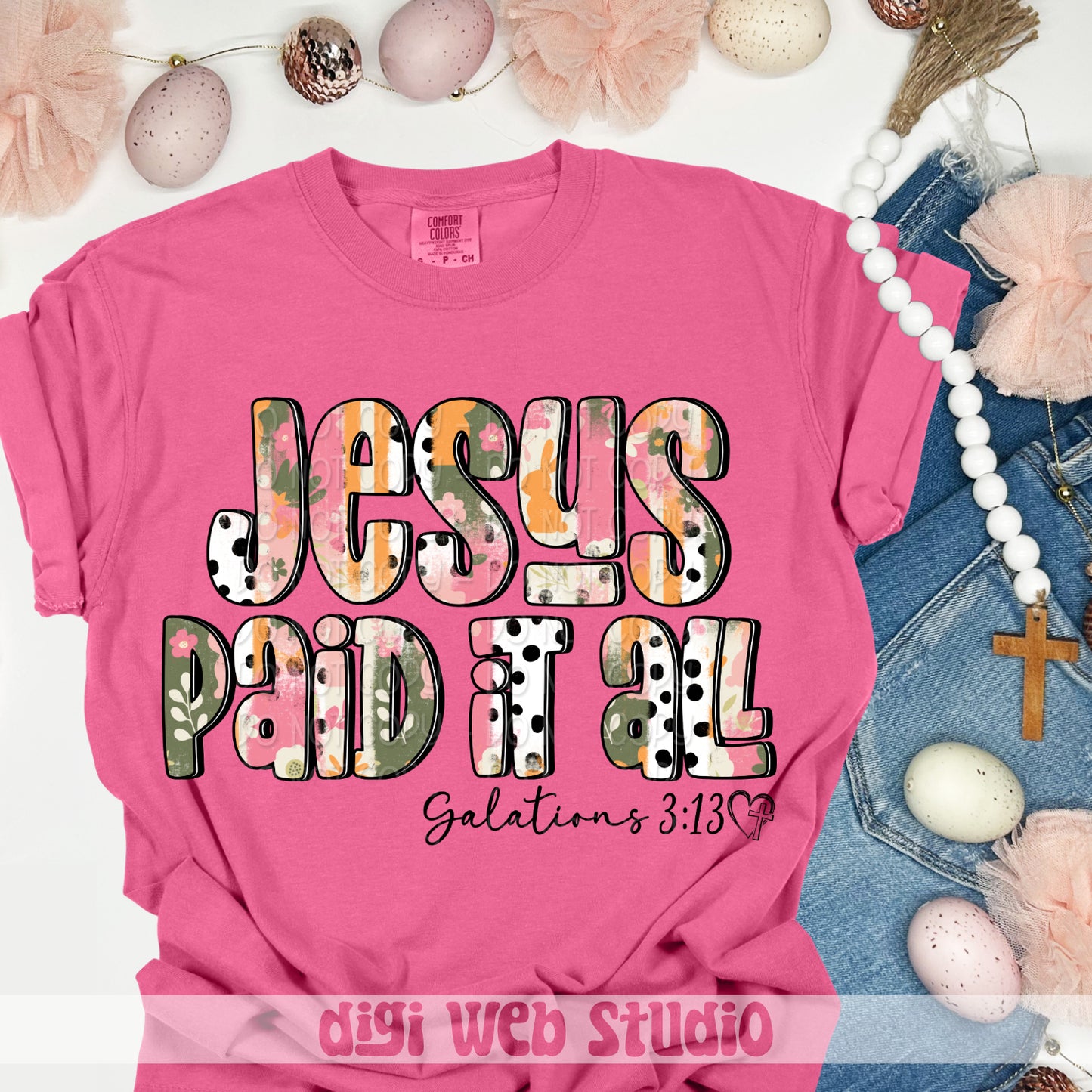 Jesus Paid It All 2 - 2025 Digital PNG Design