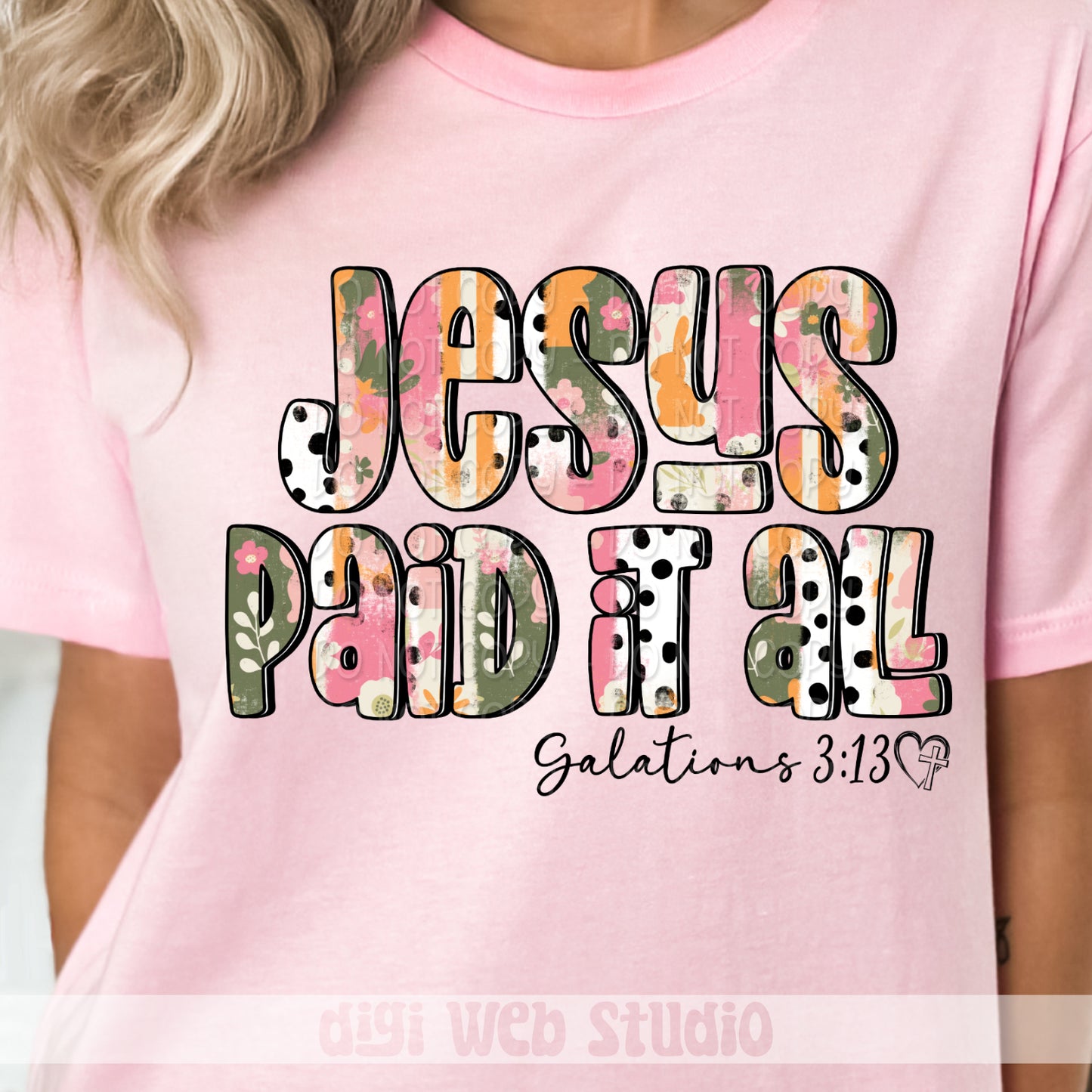 Jesus Paid It All 2 - 2025 Digital PNG Design