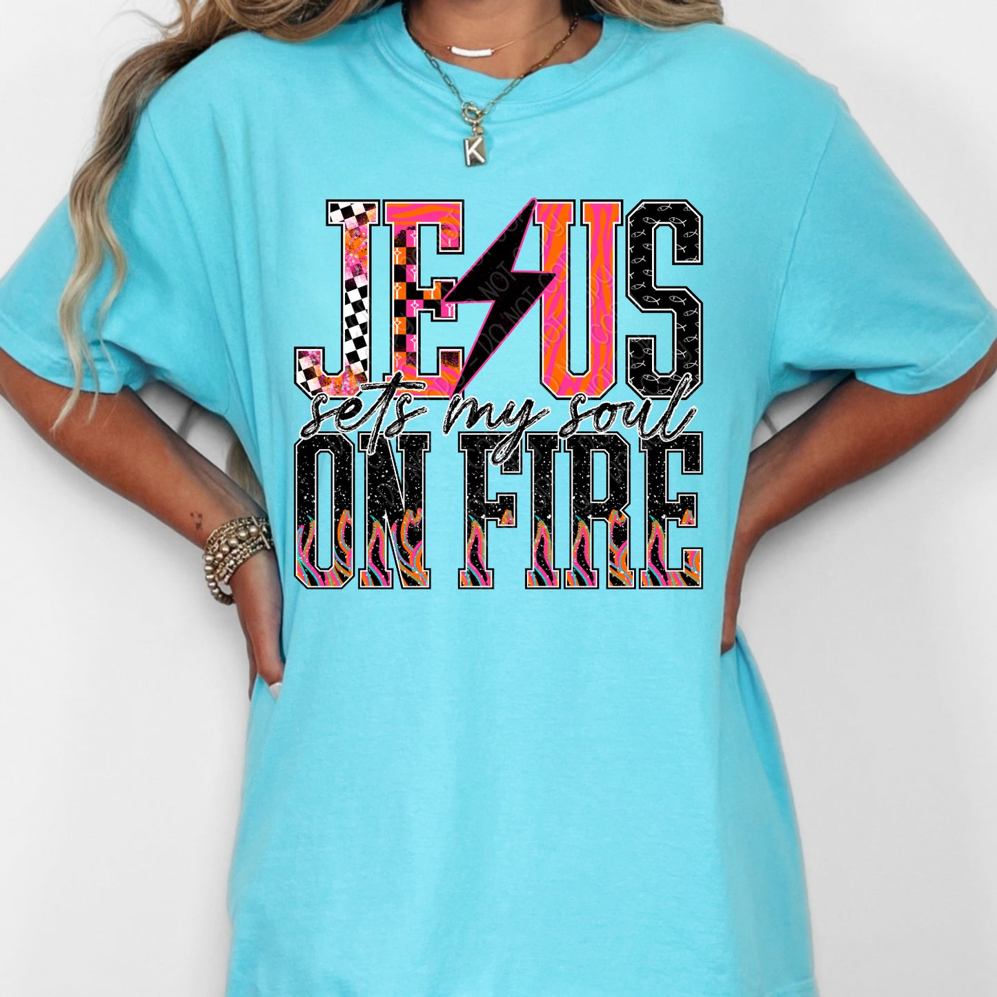 Jesus Sets My Soul On Fire 1 - 2026 Digital PNG Design