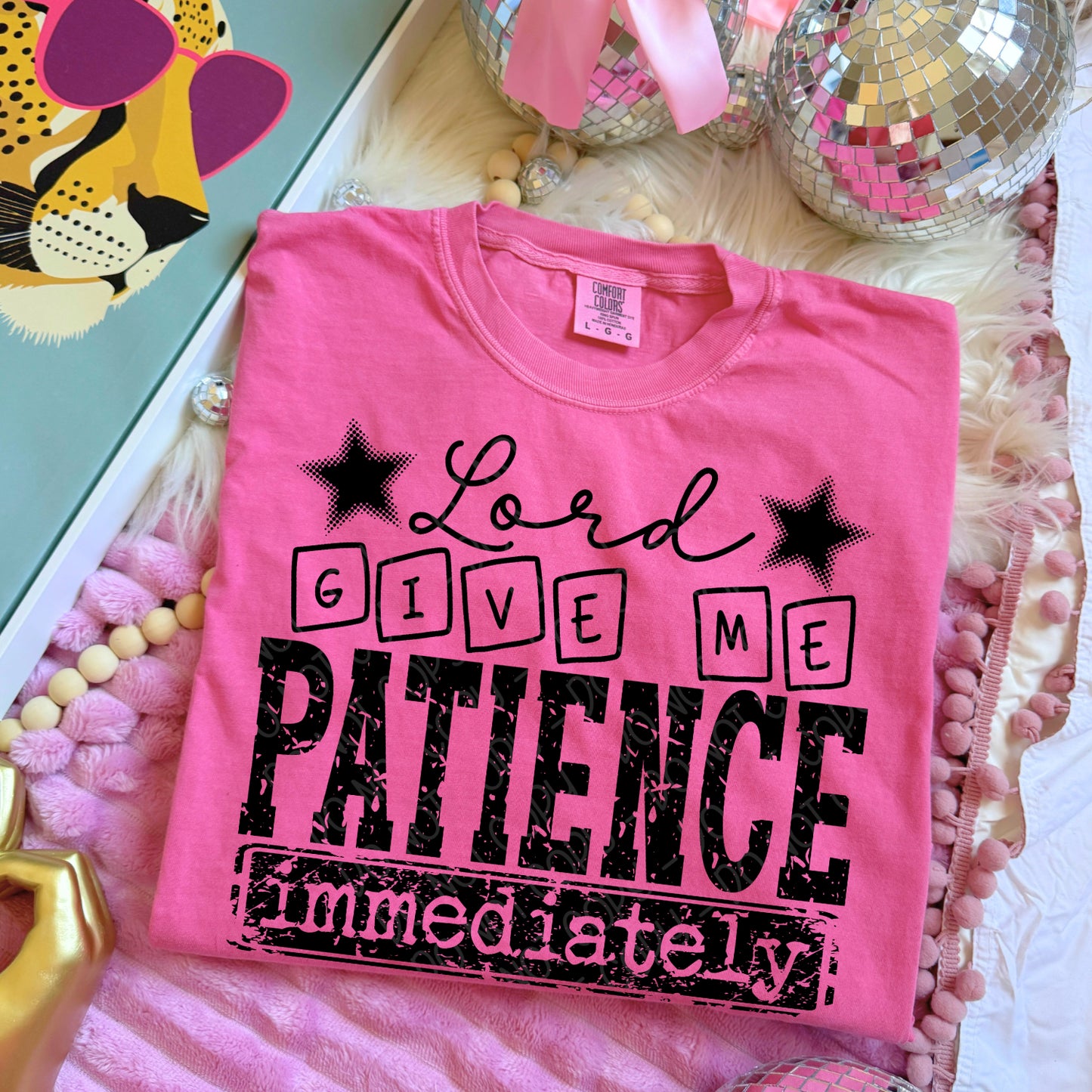Lord Give Me Patience Immediately 1 - 2026 Digital PNG Design