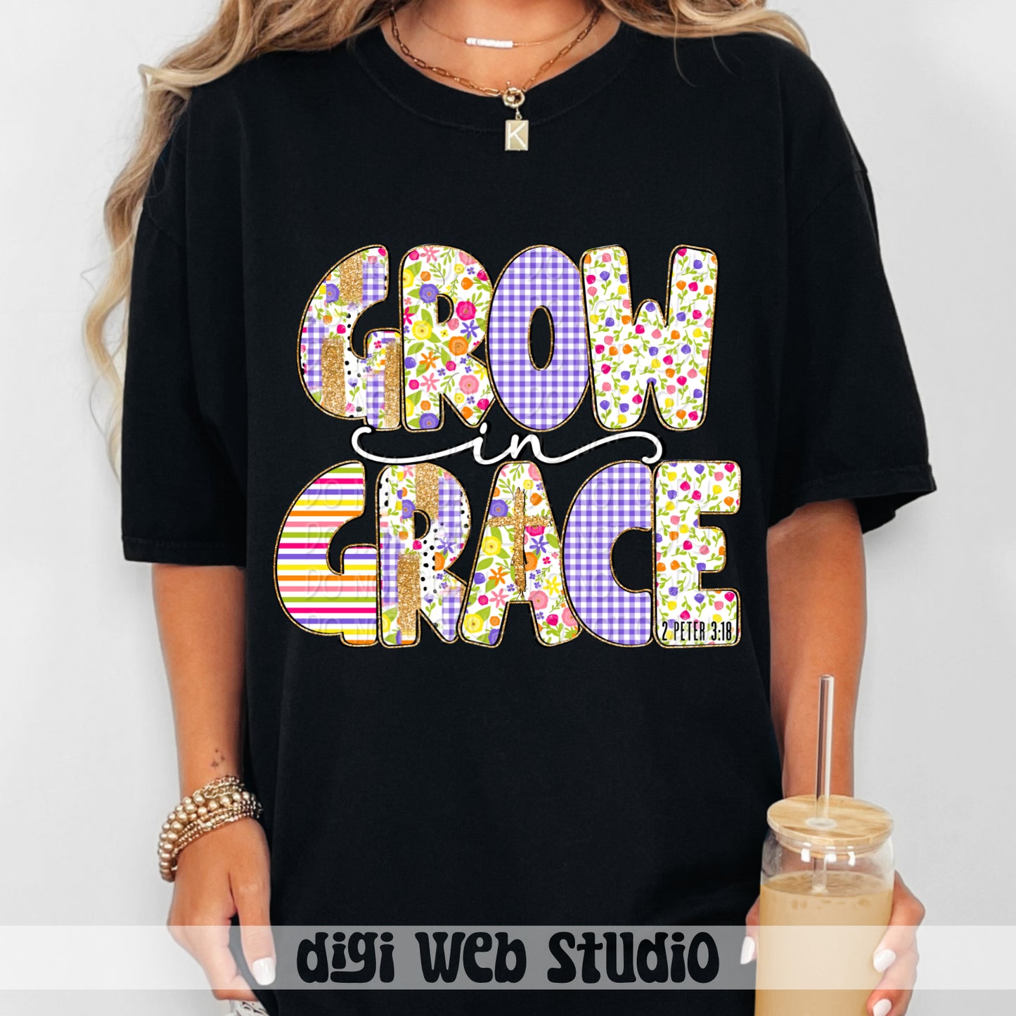 Grow In Grace 1 - 2025 Digital PNG Design