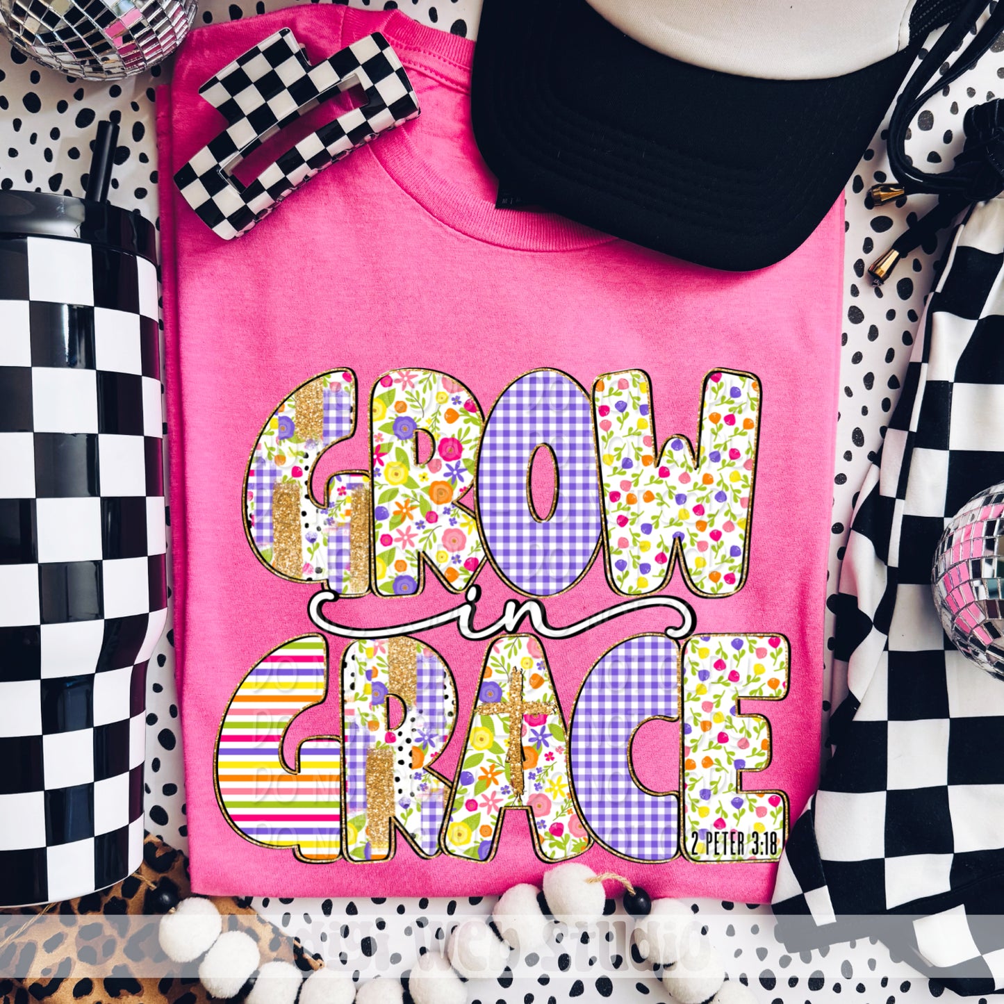 Grow In Grace 1 - 2025 Digital PNG Design
