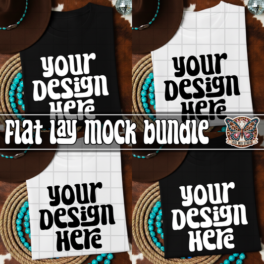 Cowgirl Cowhide 1 - Mock Bundle