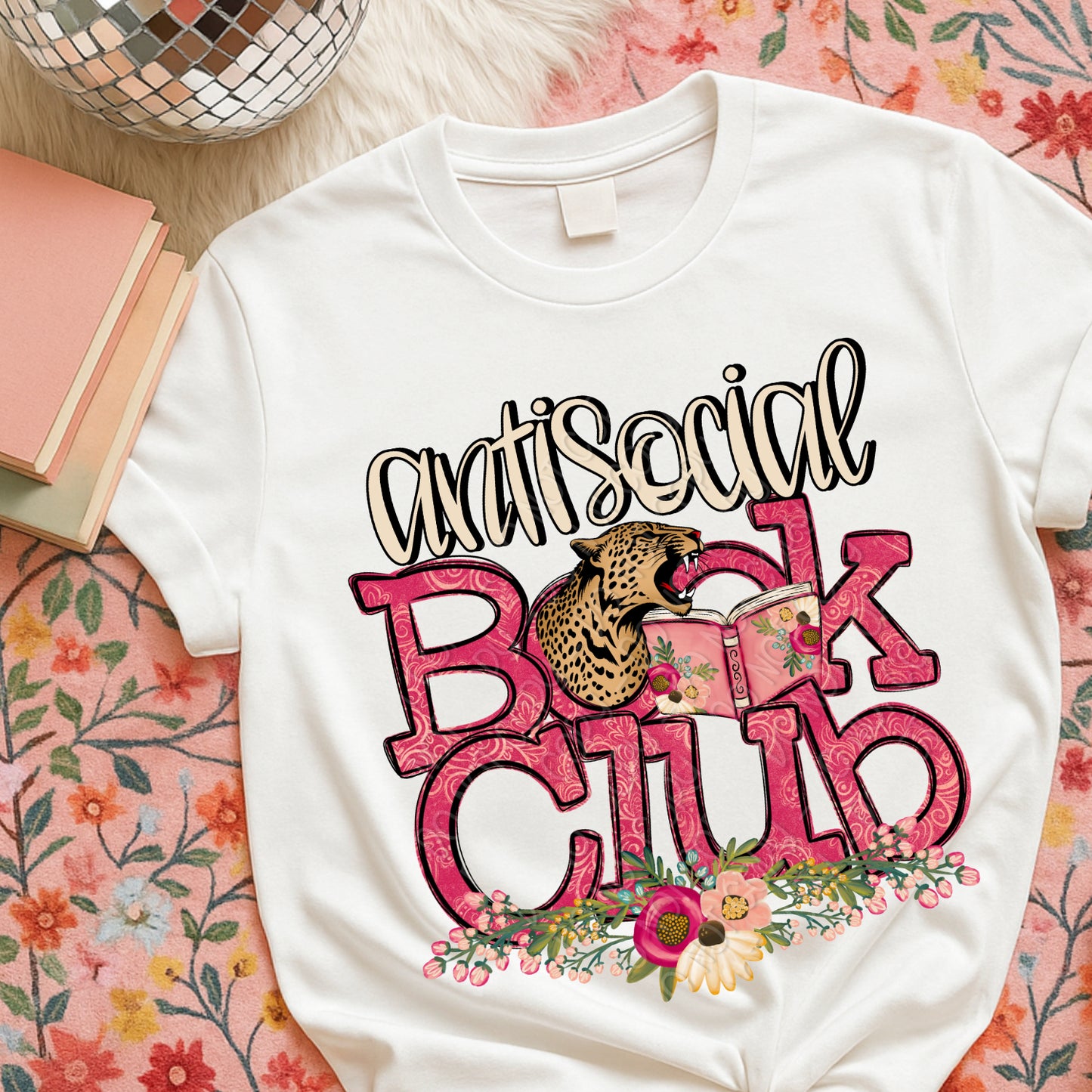 Antisocial Book Club 1 - 2026 Digital PNG Design