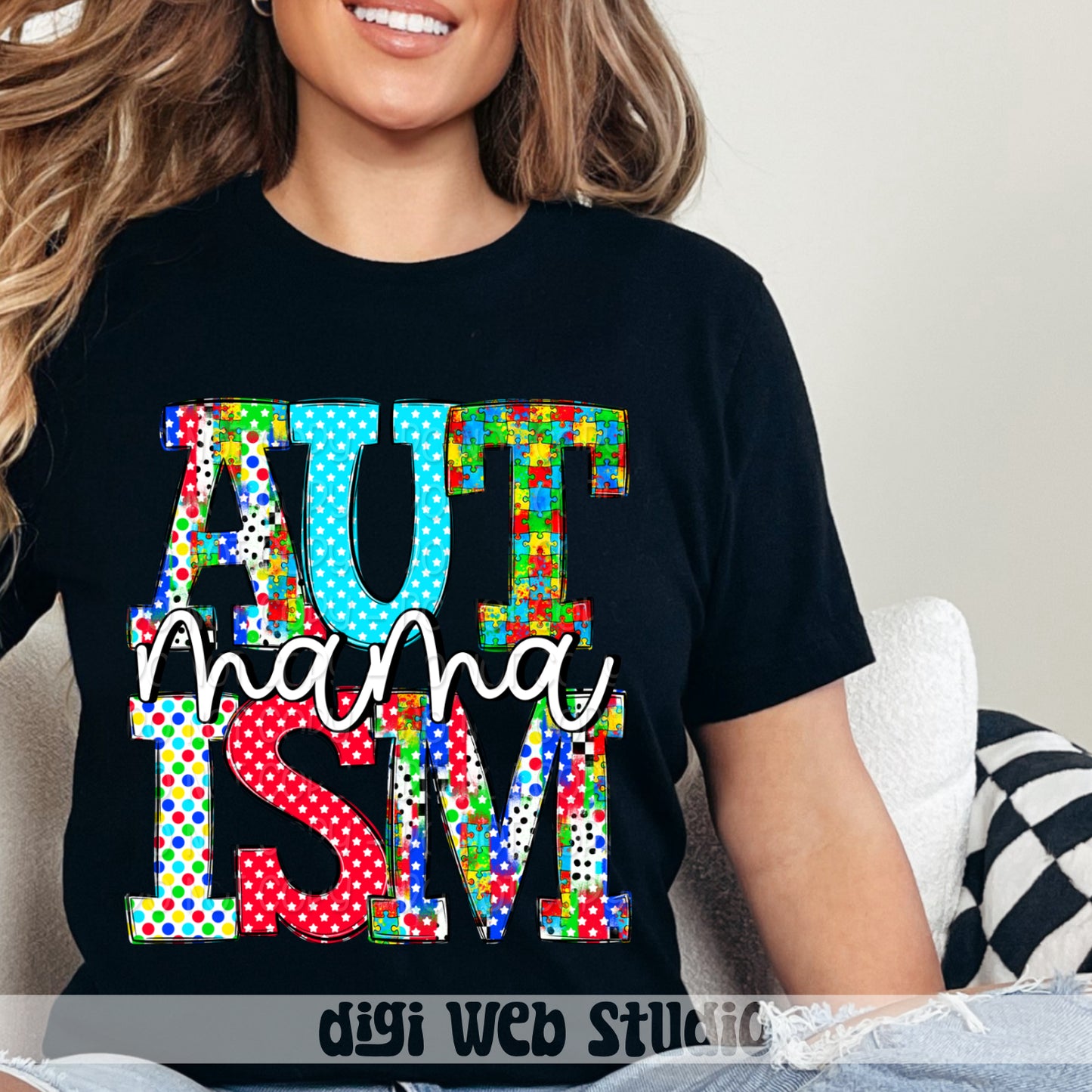 Autism Mama 1 - 2025 Digital PNG Design