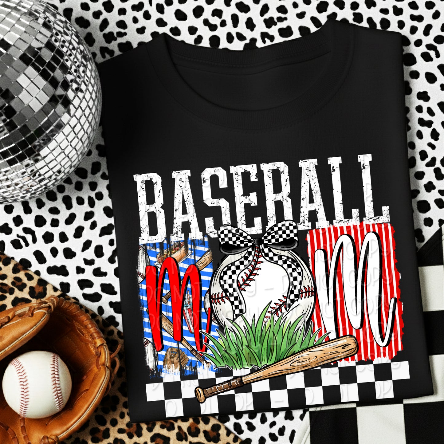 Baseball Mom 1 - Digital PNG Design
