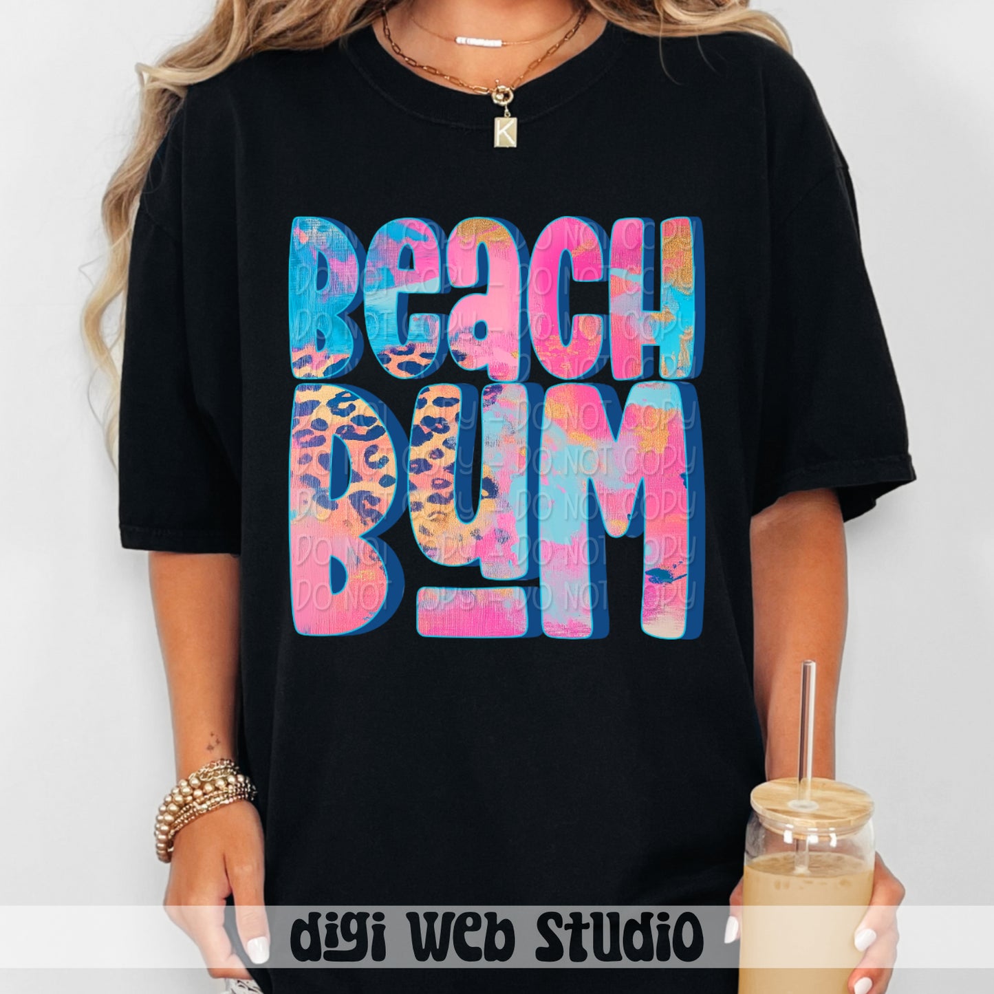Beach Bum 1 - 2025 Digital PNG Design