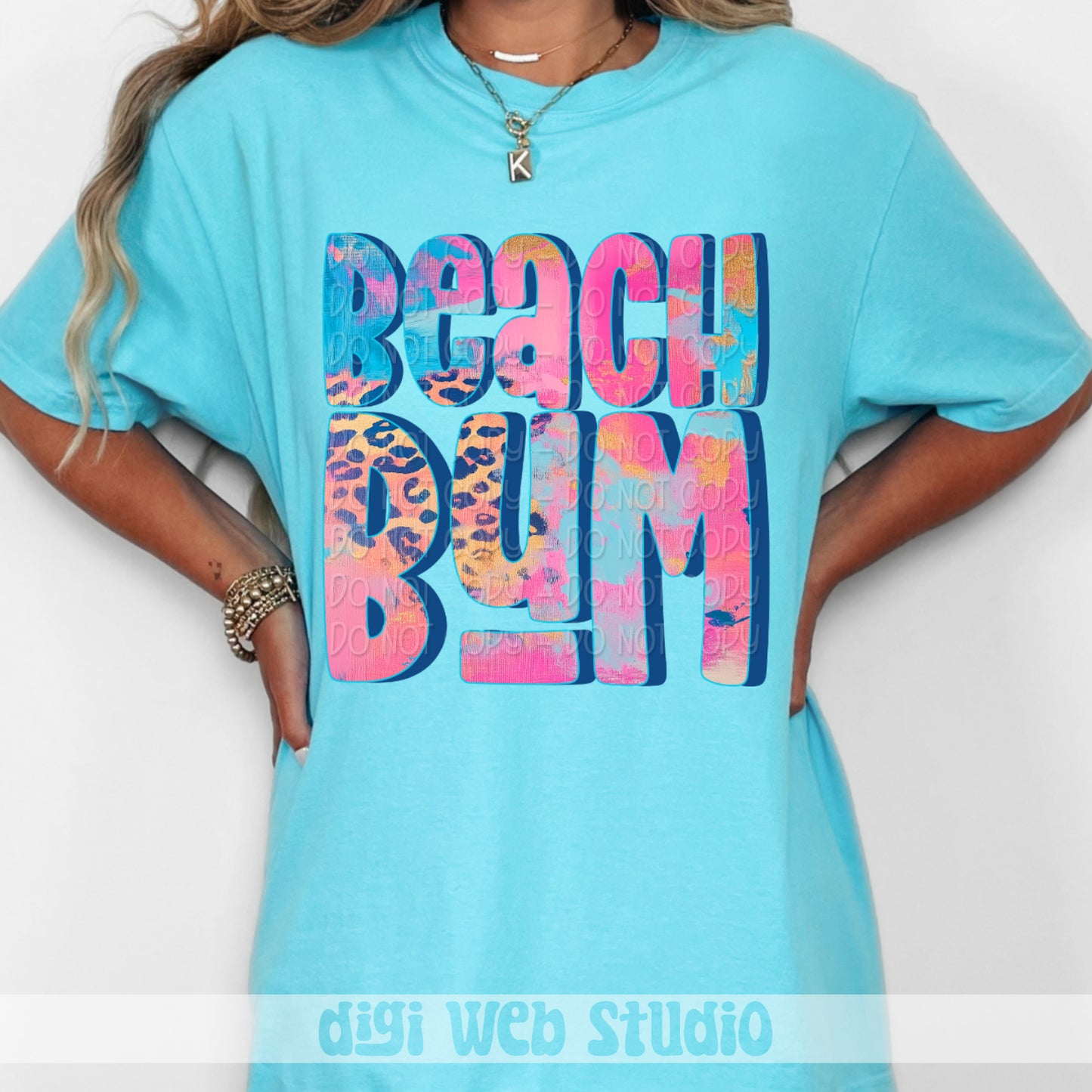 Beach Bum 1 - 2025 Digital PNG Design