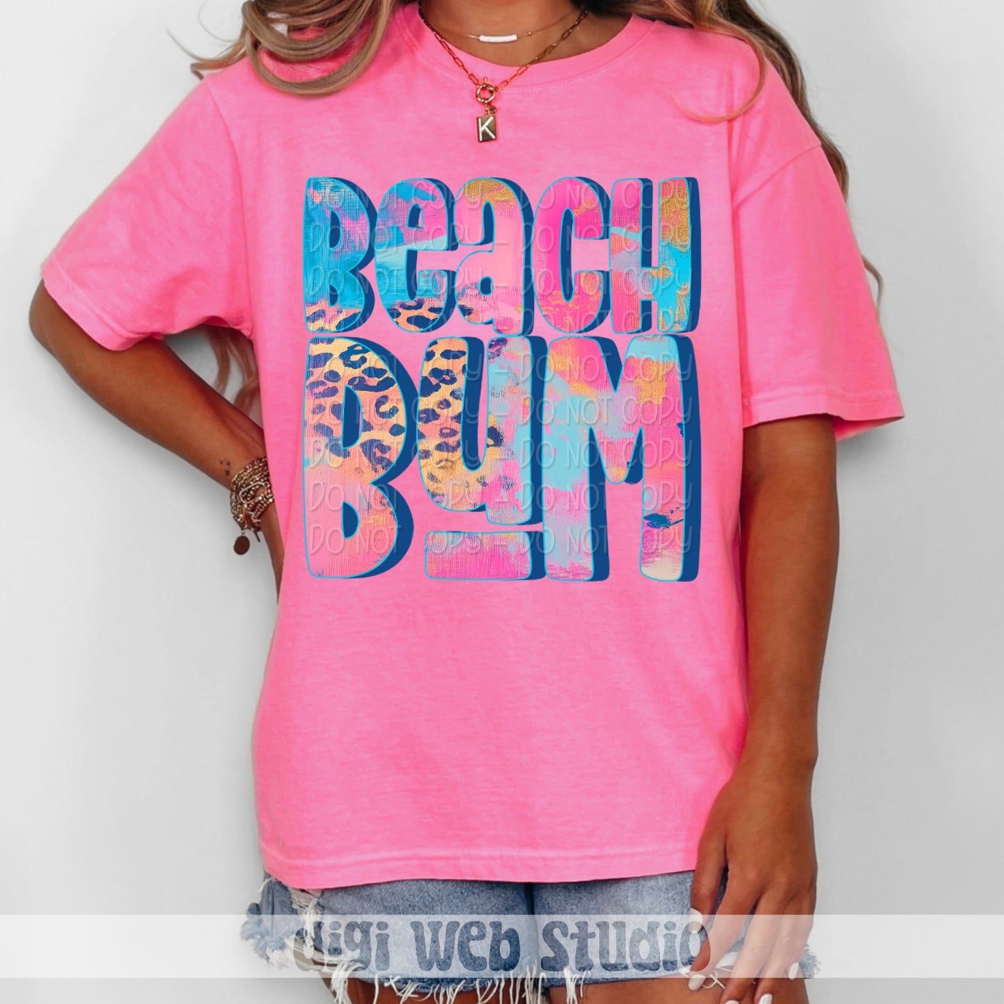 Beach Bum 1 - 2025 Digital PNG Design