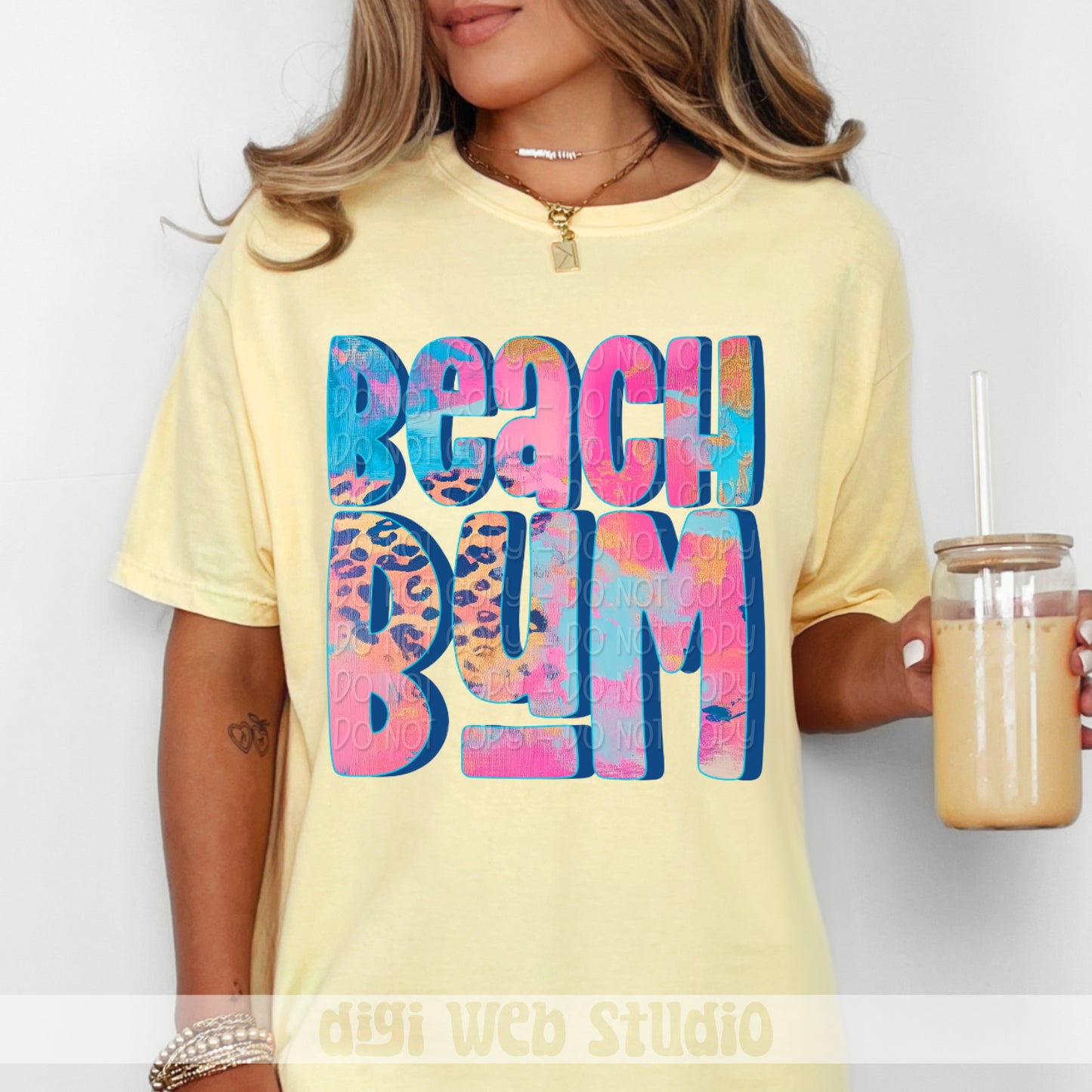 Beach Bum 1 - 2025 Digital PNG Design