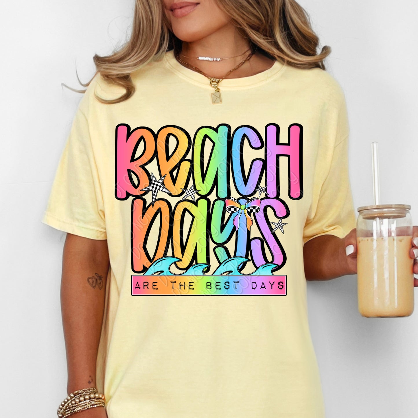 Beach Days Are The Best Days 1 - 2026 Digital PNG Design