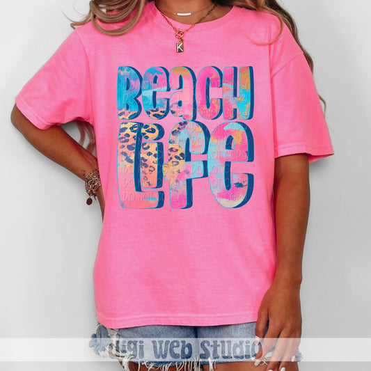 Beach Life 1 - 2025 Digital PNG Design