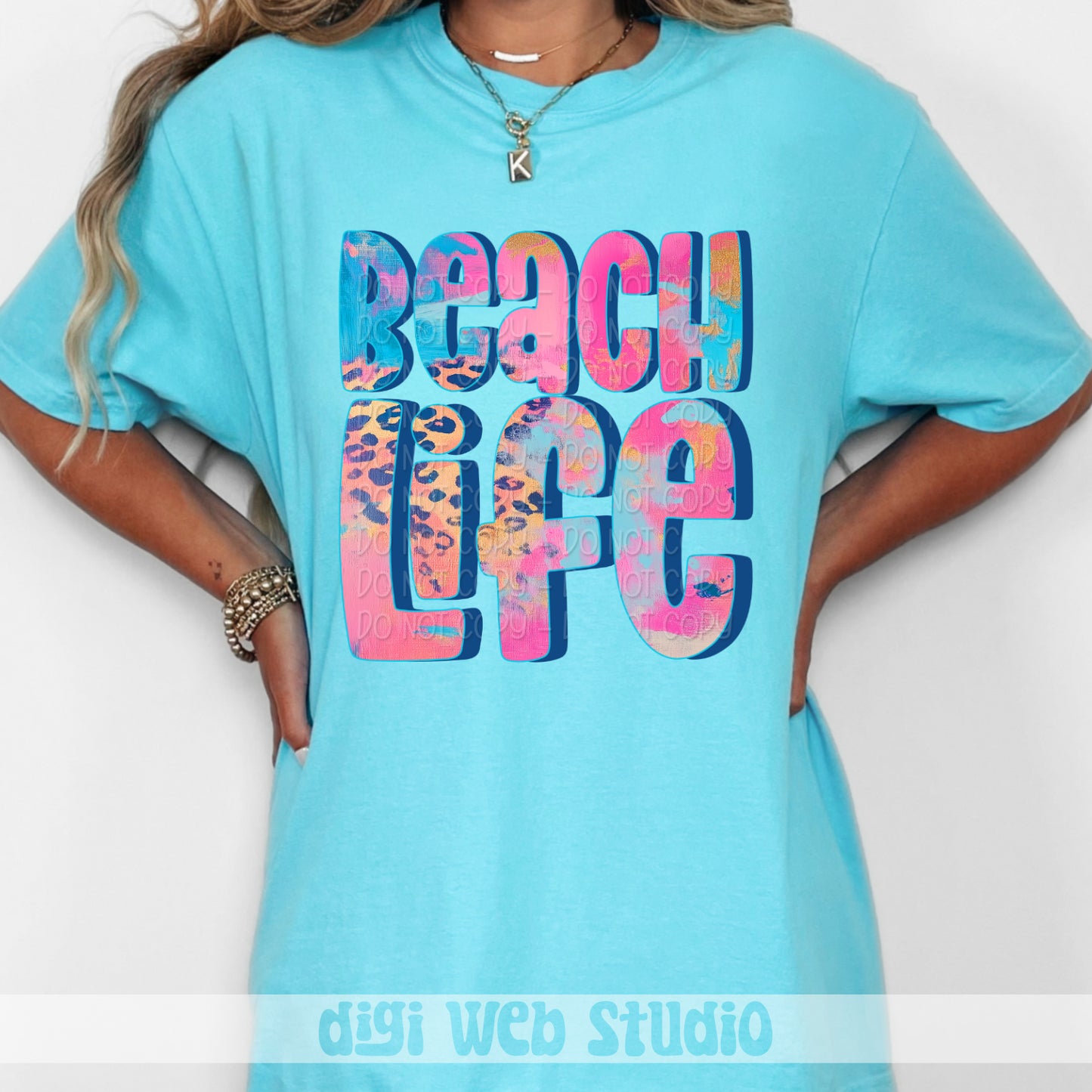 Beach Life 1 - 2025 Digital PNG Design