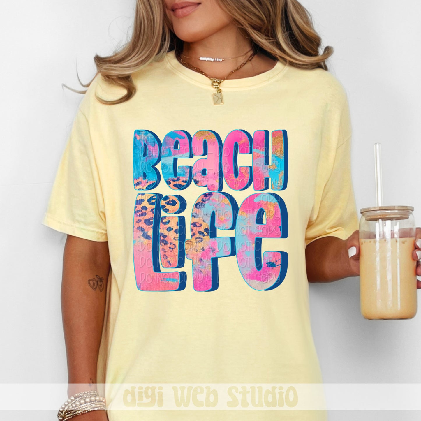 Beach Life 1 - 2025 Digital PNG Design