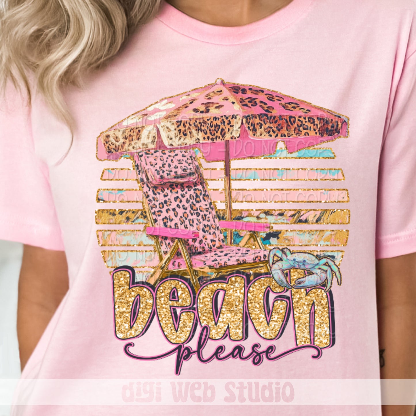Beach Please 1 - 2025 Digital PNG Design