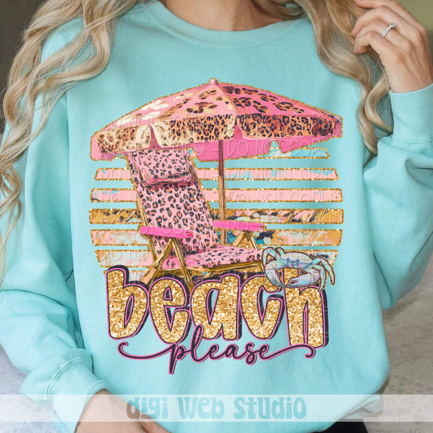 Beach Please 1 - 2025 Digital PNG Design