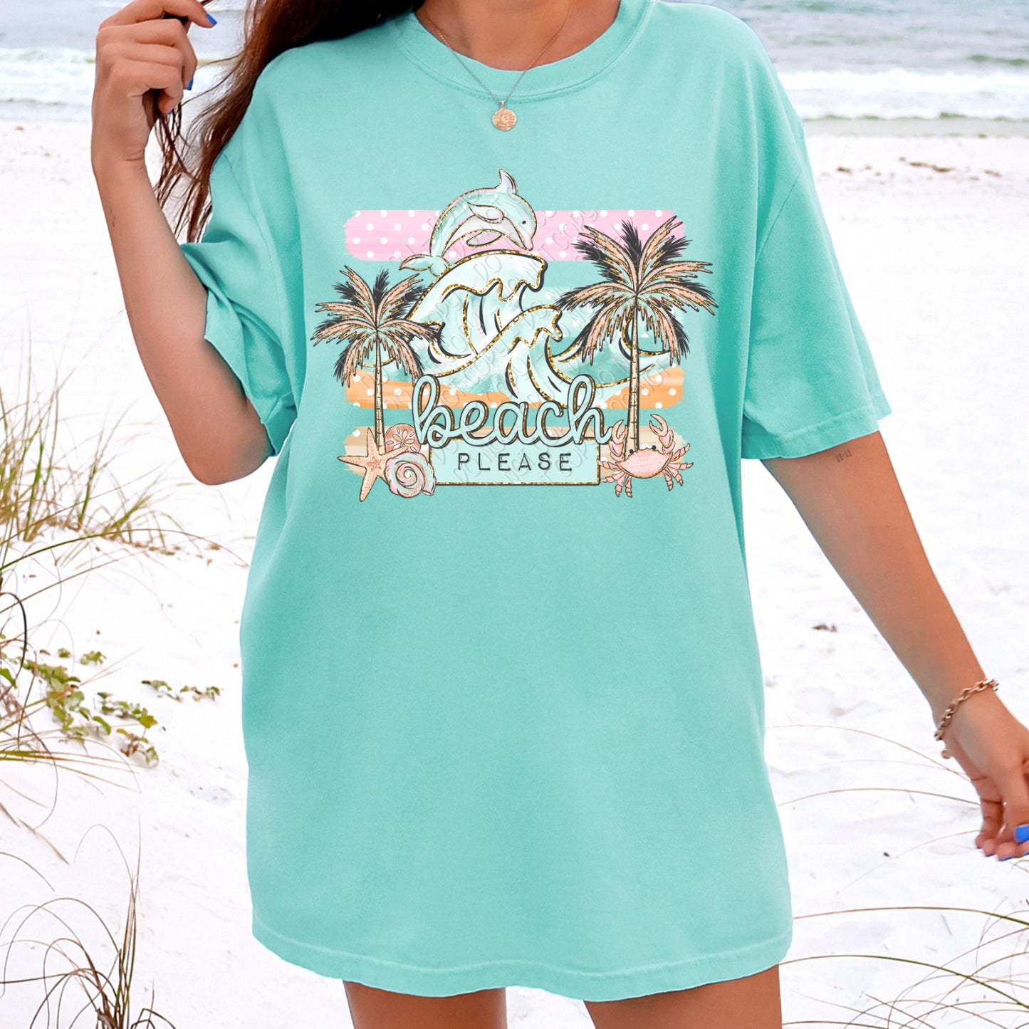 Beach Please 1 - 2026 Digital PNG Design