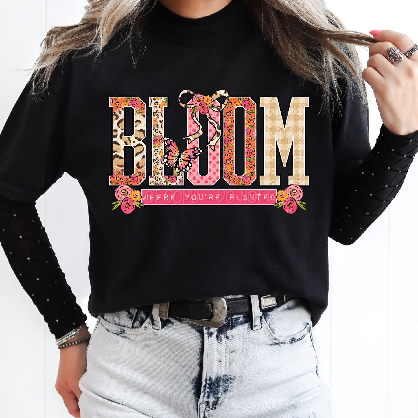 Bloom Where You're Planted 1 - Digital PNG Design