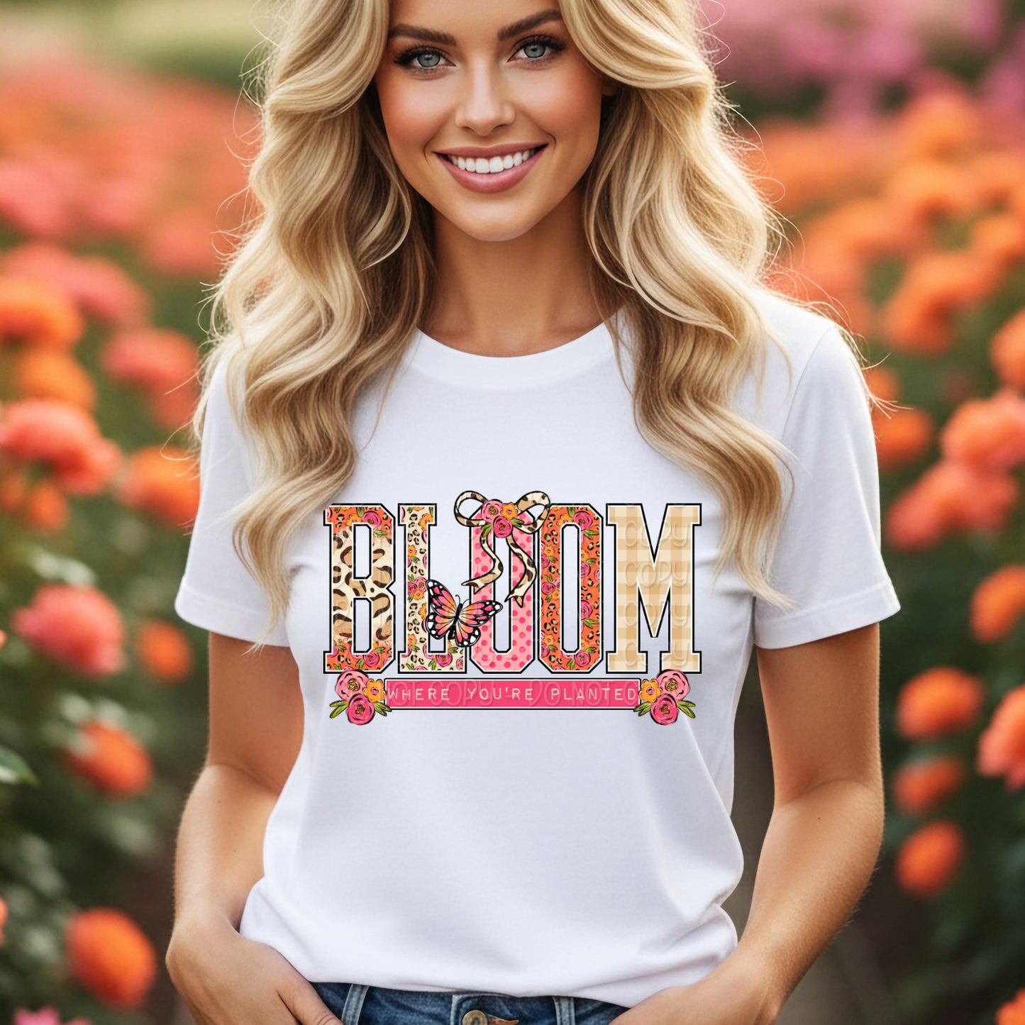 Bloom Where You're Planted 1 - Digital PNG Design