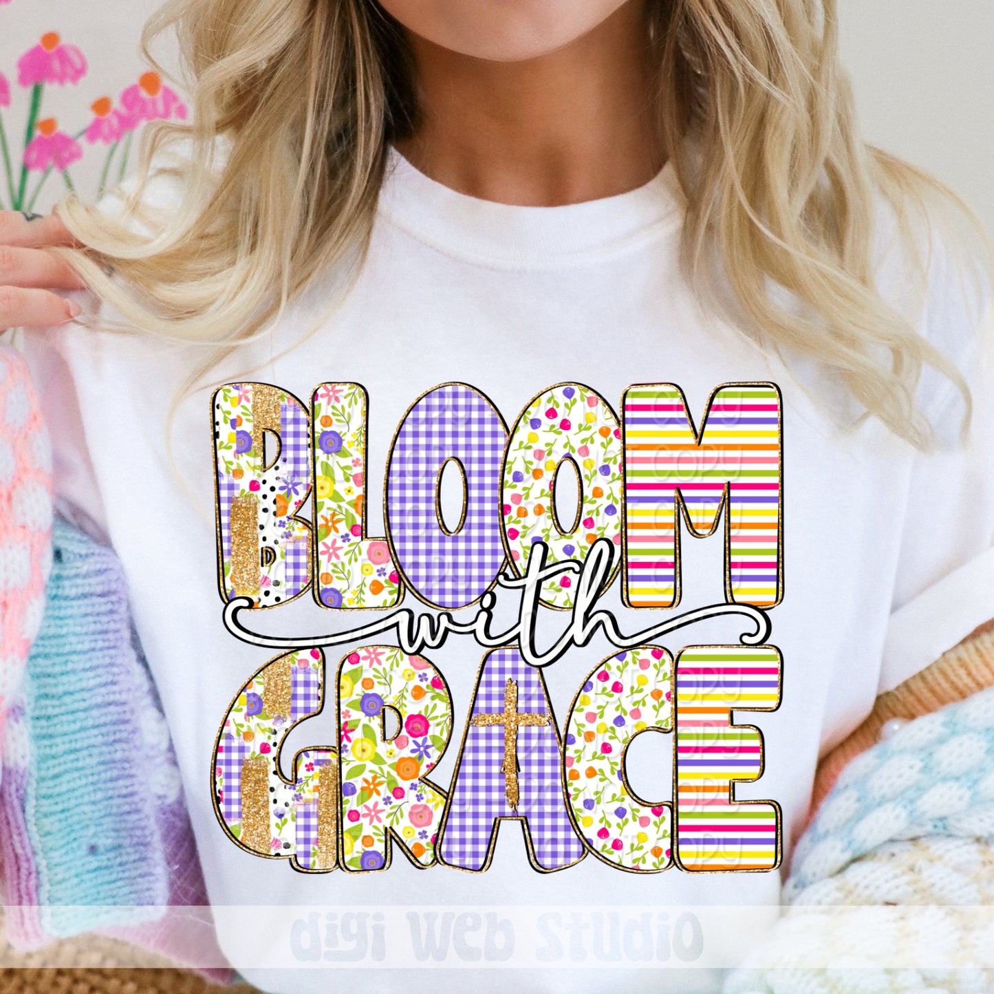 Bloom With Grace 1 - 2025 Digital PNG Design