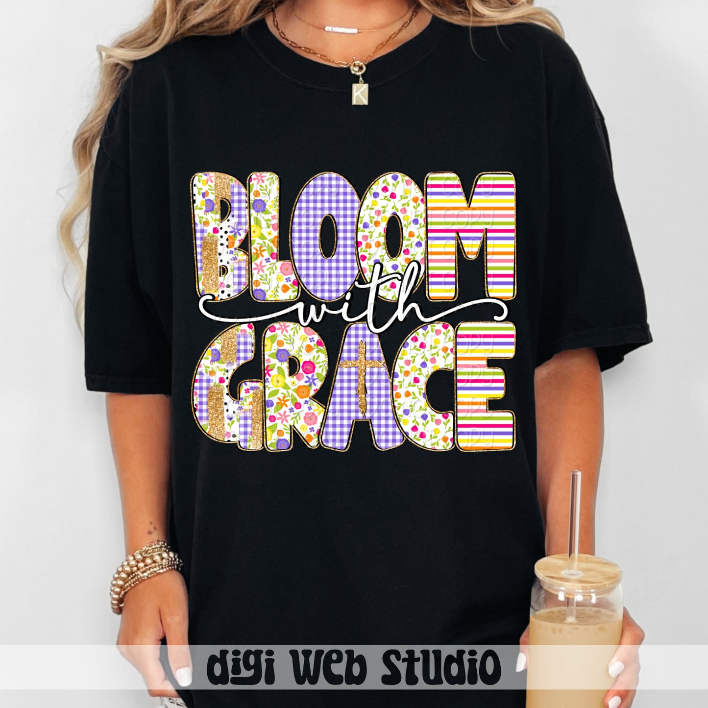 Bloom With Grace 1 - 2025 Digital PNG Design