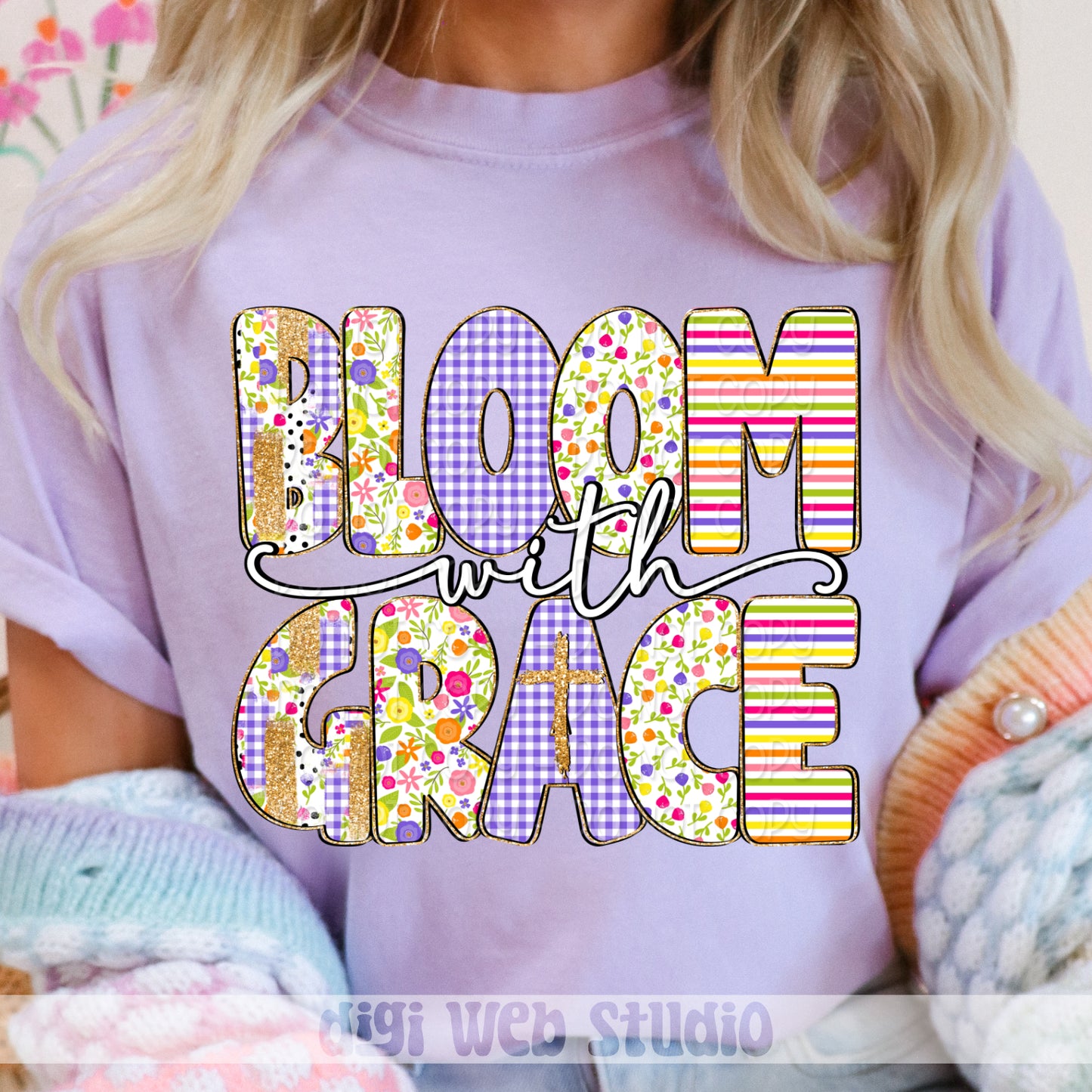 Bloom With Grace 1 - 2025 Digital PNG Design