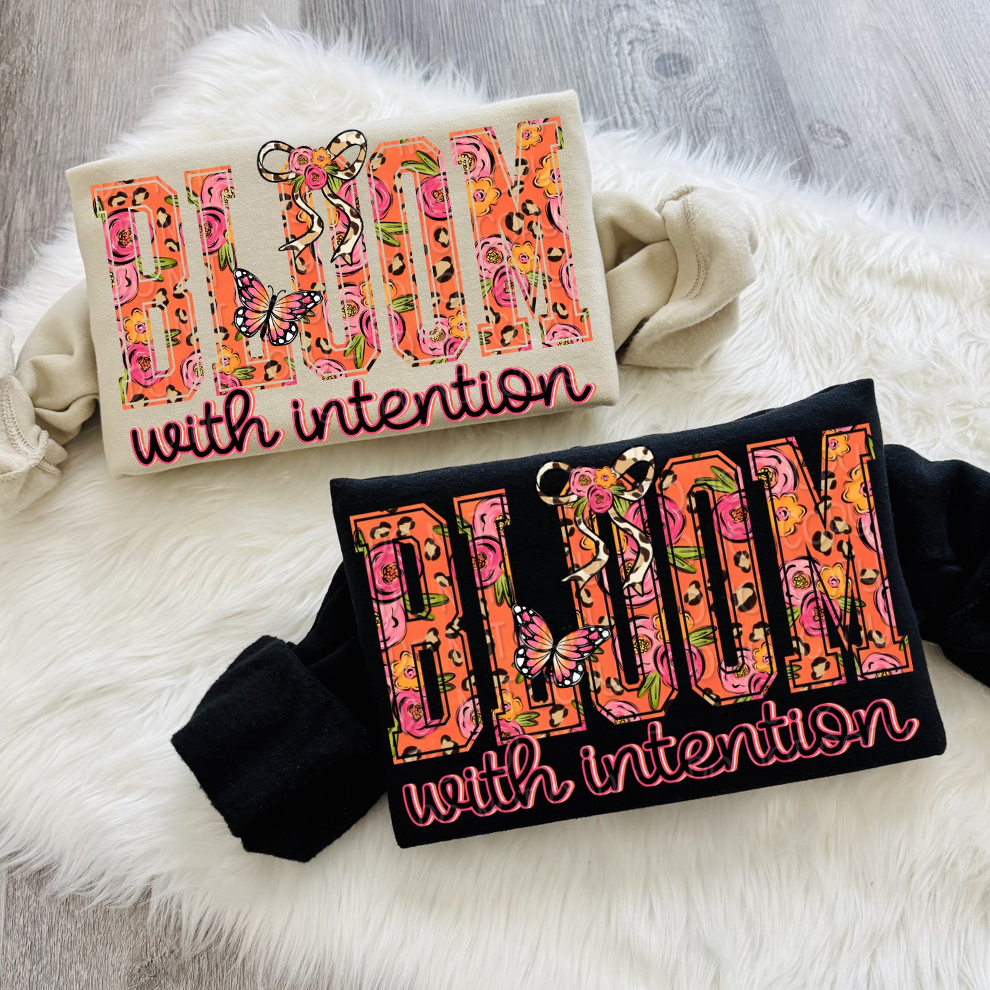 Bloom With Intention 1 - Digital PNG Design