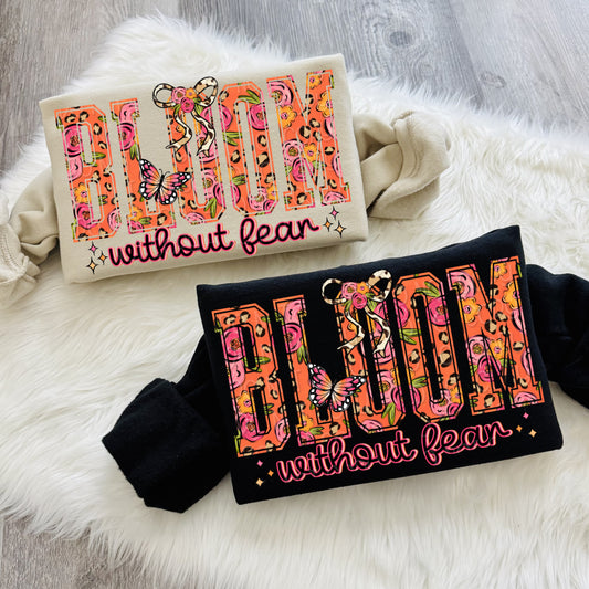 Bloom Without Fear 1 - Digital PNG Design