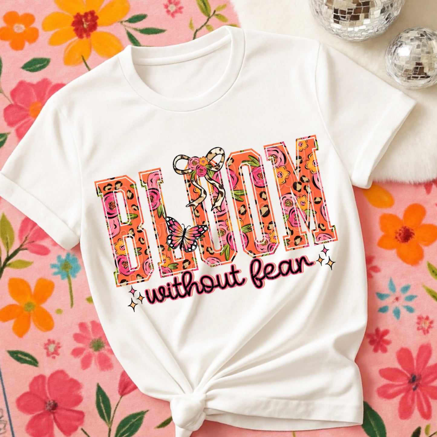 Bloom Without Fear 1 - Digital PNG Design