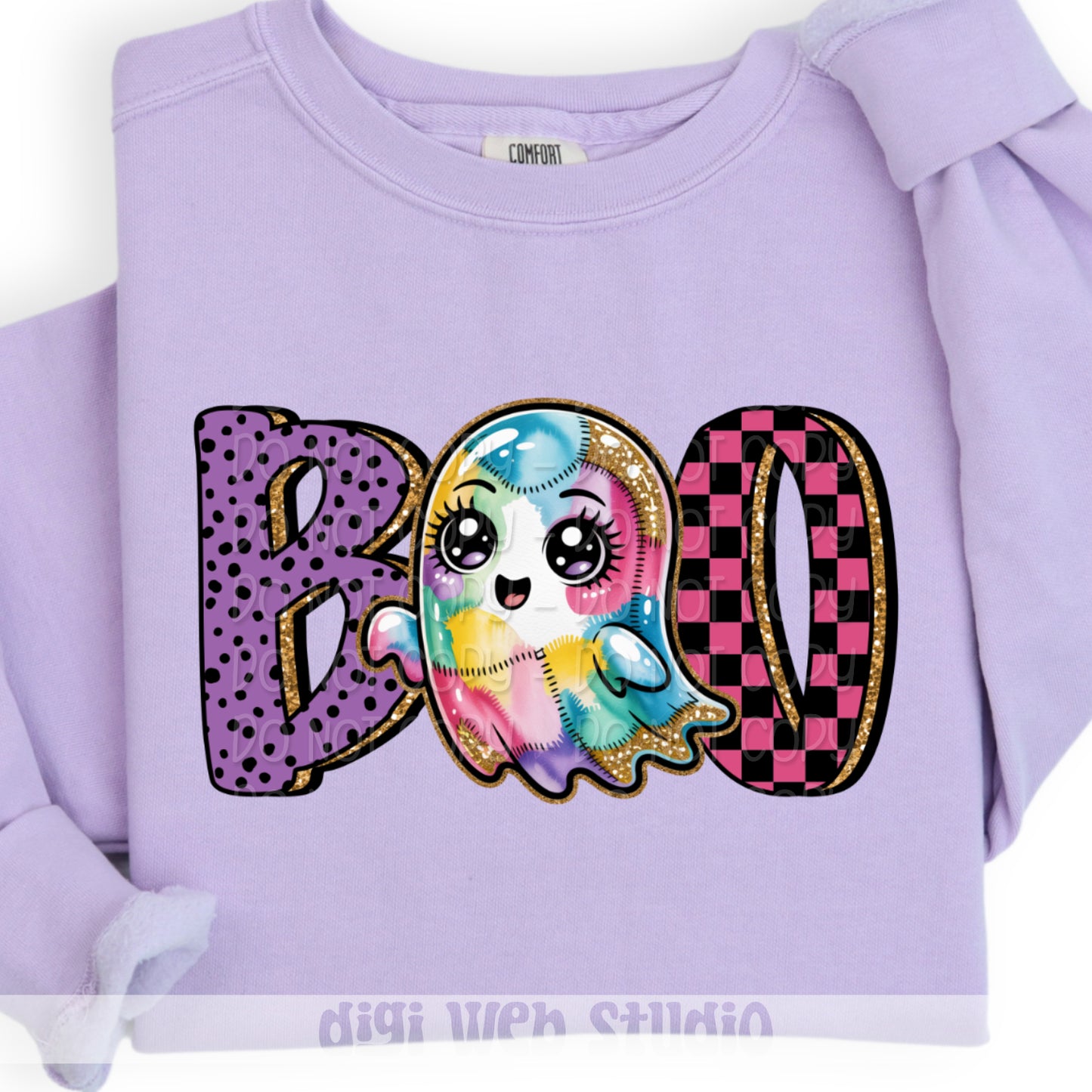 Boo Ghost 1 - 2025 Digital PNG Design