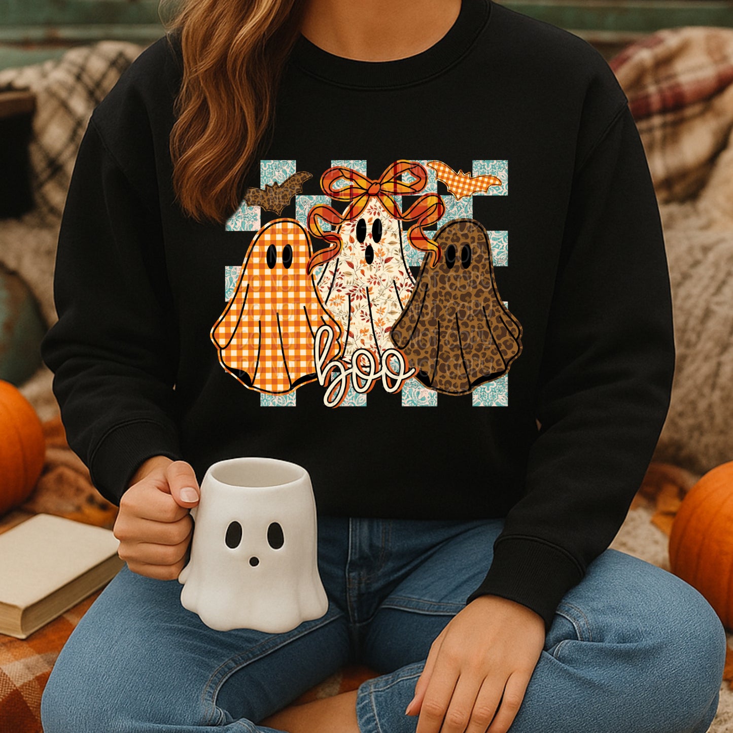 Boo Ghosts 1 - 2025 Digital PNG Design