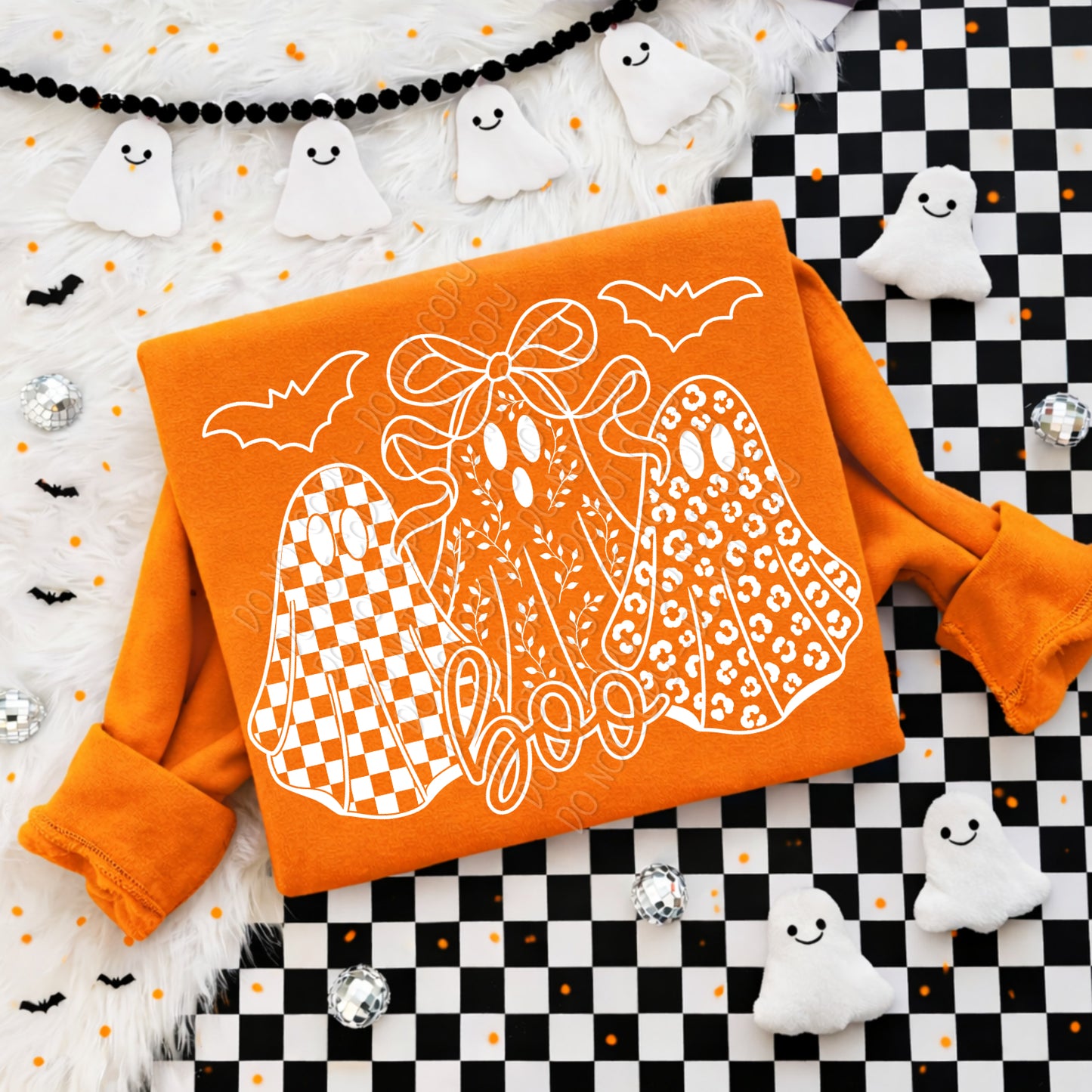 Boo Ghosts 1 - 2026 Digital PNG Design