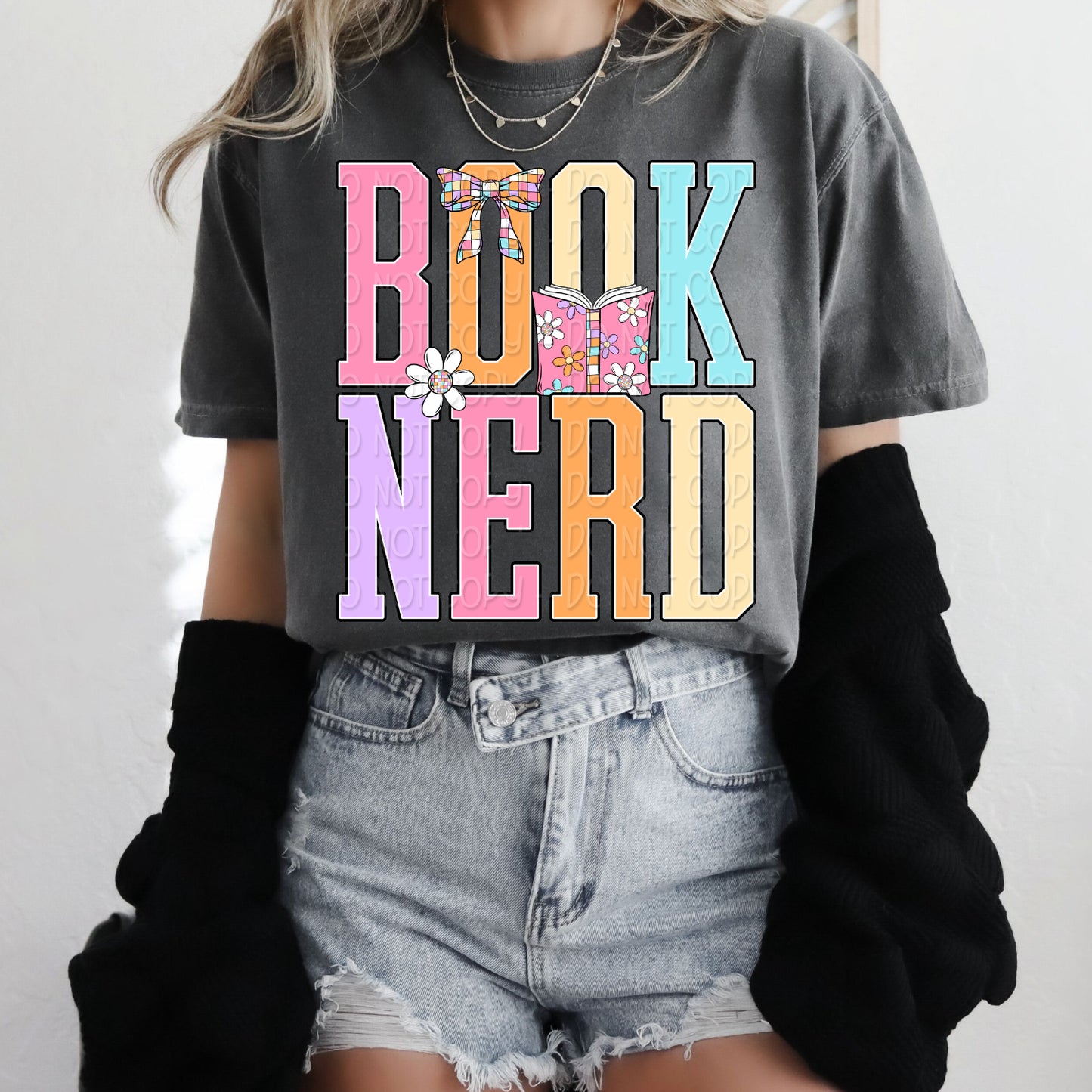 Book Nerd 1 - Digital PNG Design