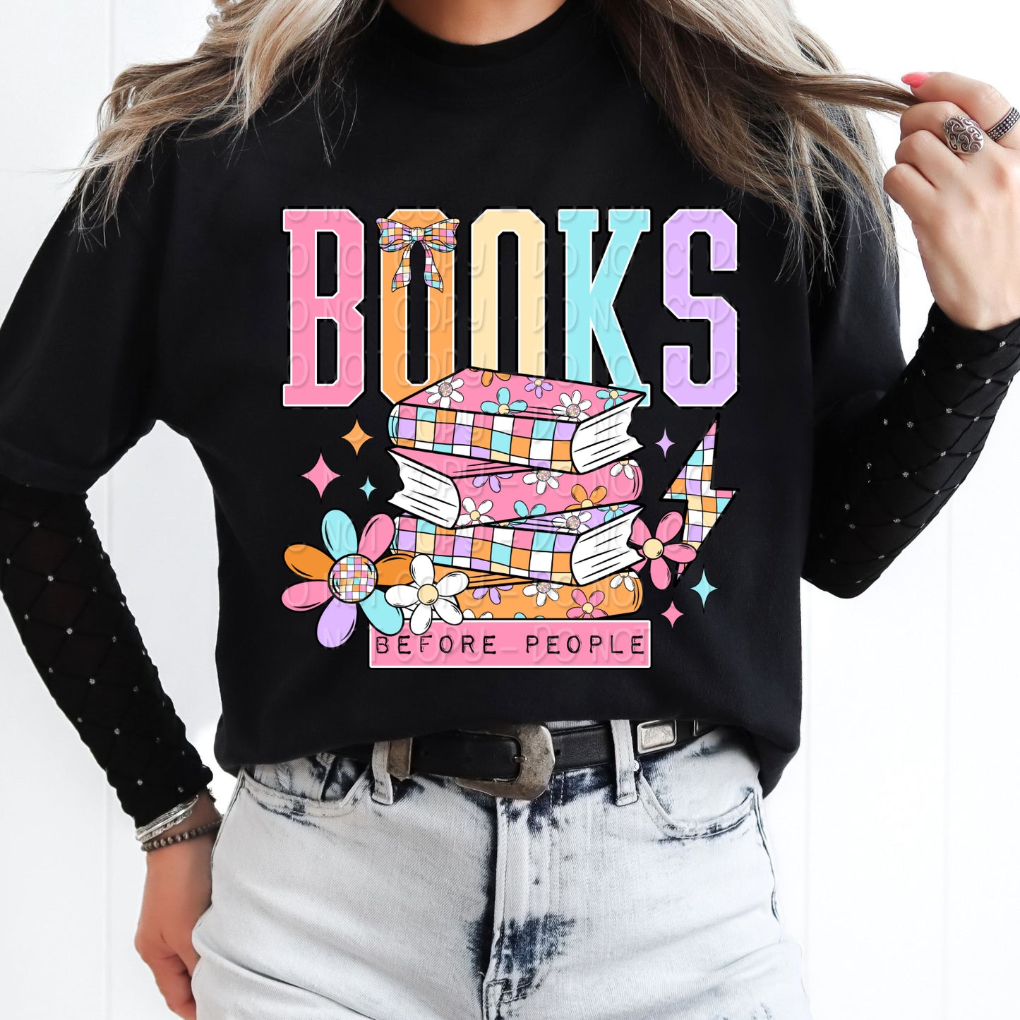 Books Before People 1 - Digital PNG Design