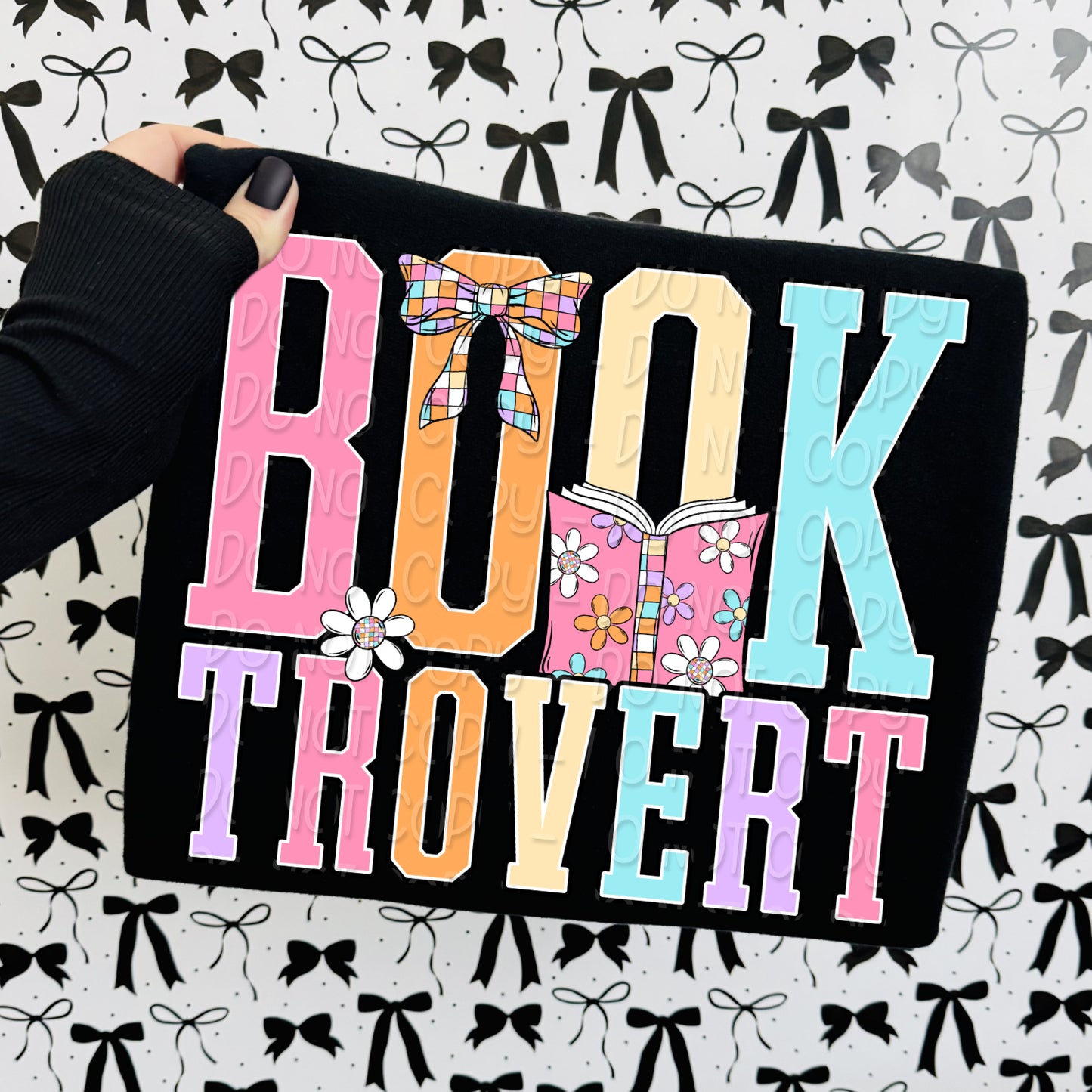 Booktrovert 1 - Digital PNG Design