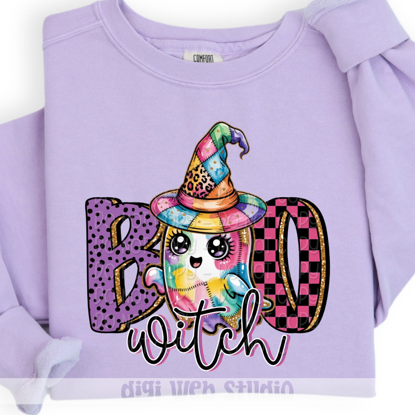 Boo Witch 1 - 2025 Digital PNG Design