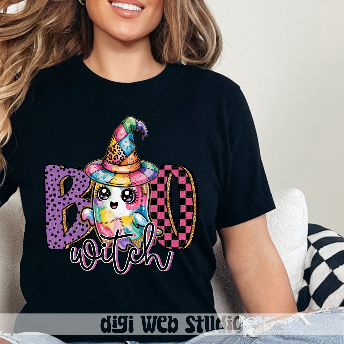 Boo Witch 1 - 2025 Digital PNG Design