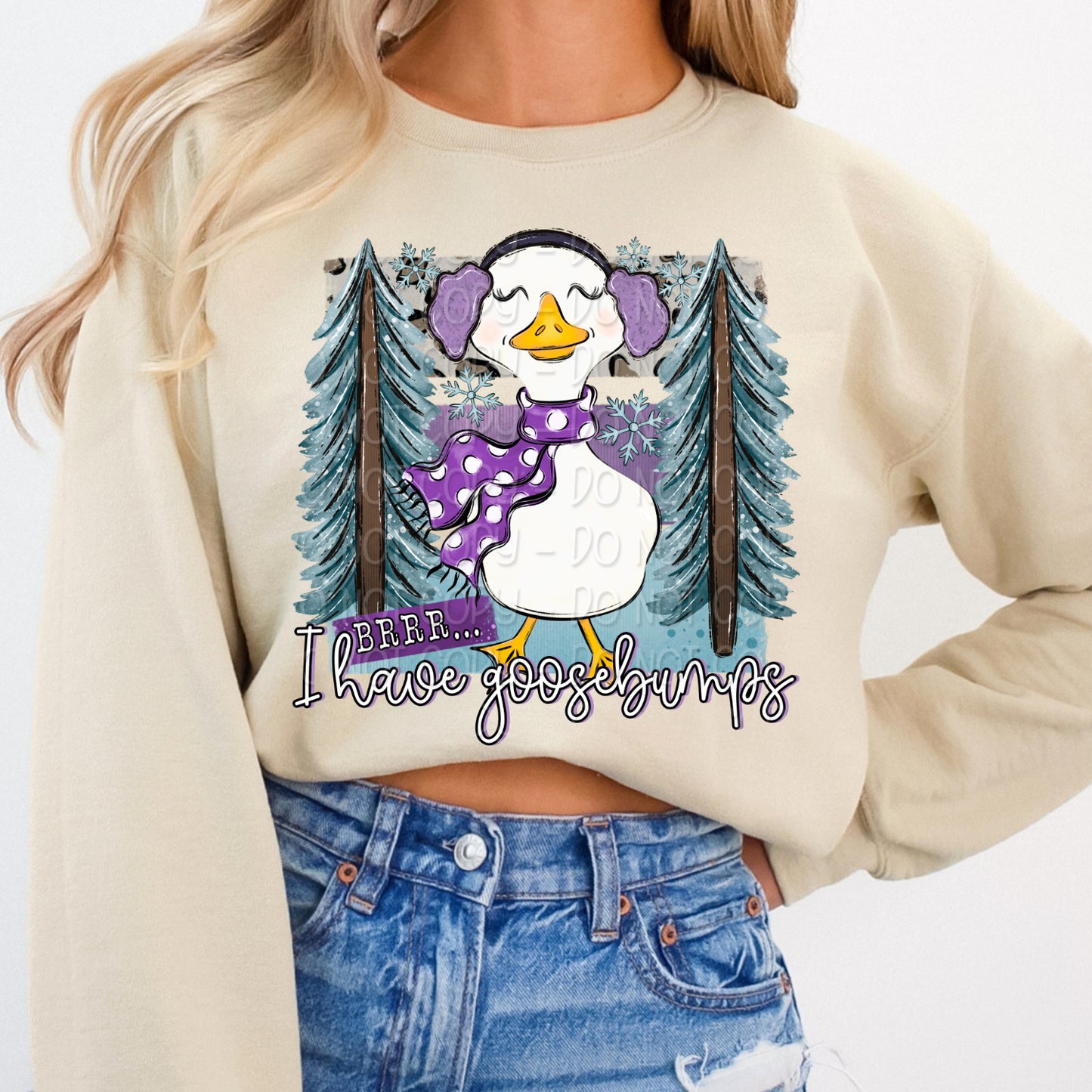 Brrr I Have Goosebumps 1 - 2025 Digital PNG Design