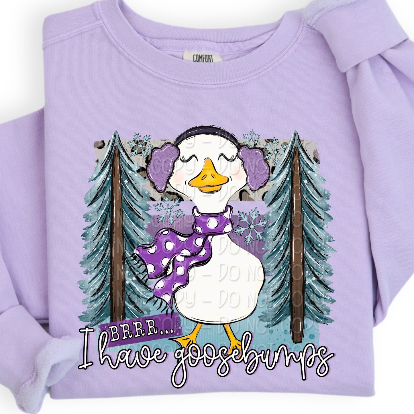 Brrr I Have Goosebumps 1 - 2025 Digital PNG Design