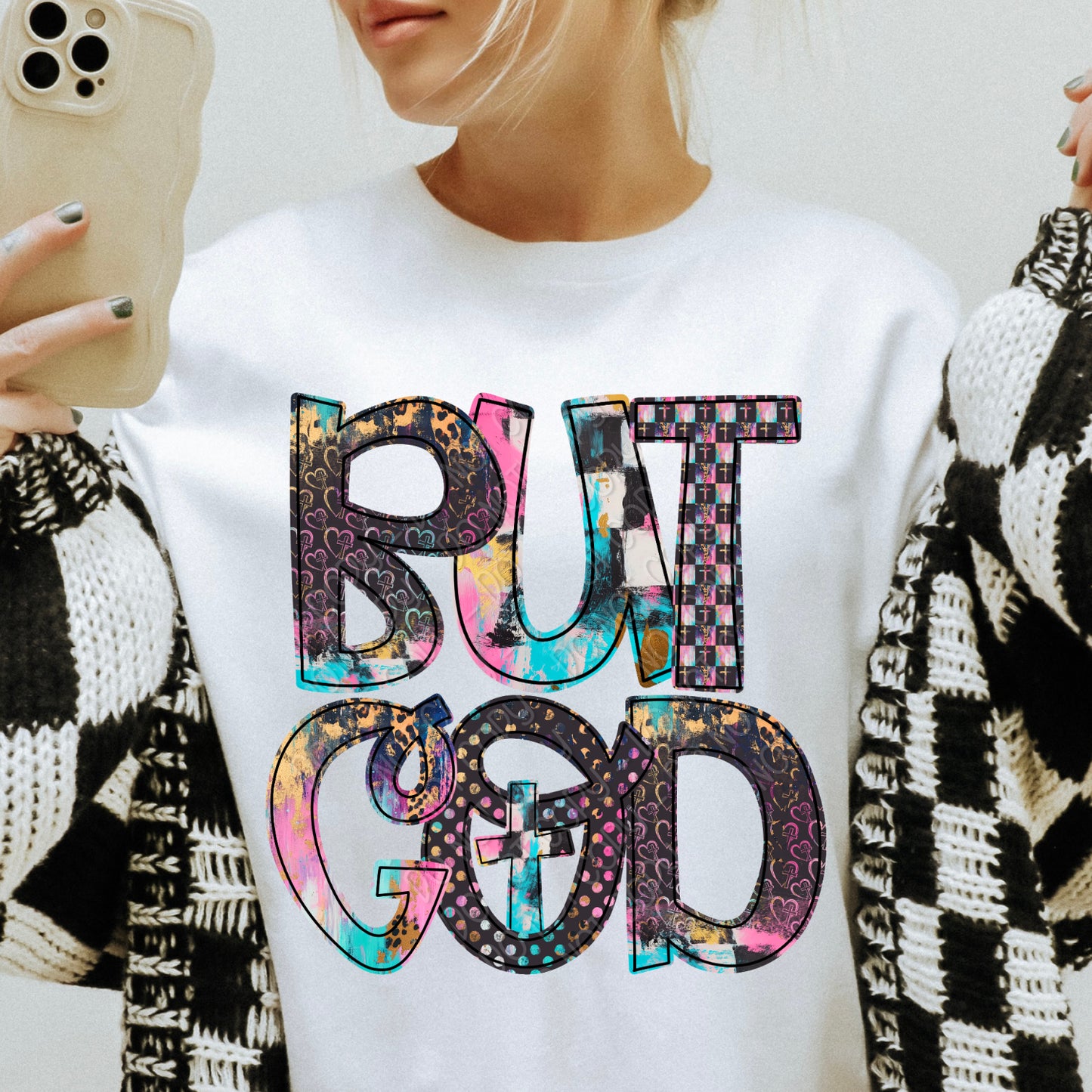 But God 1 - 2026 Digital PNG Design