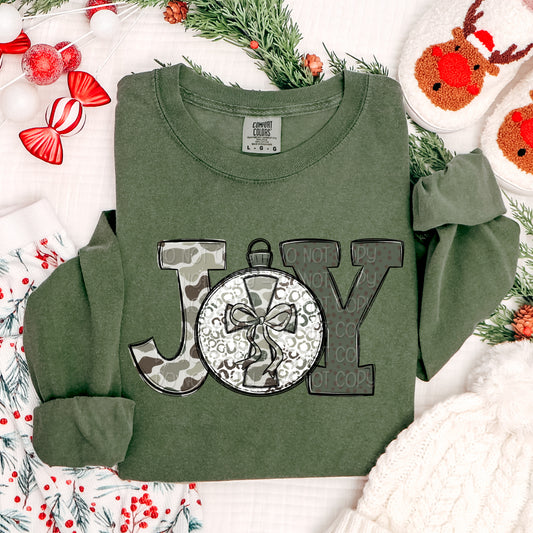 Camo Joy w/ Ornament and Cross 1 - 2025 Digital PNG Design