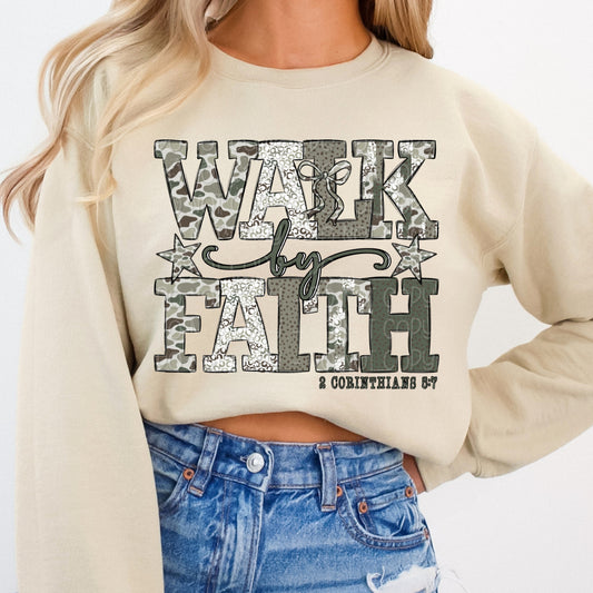 Camo Walk by Faith 1 - 2025 Digital PNG Design