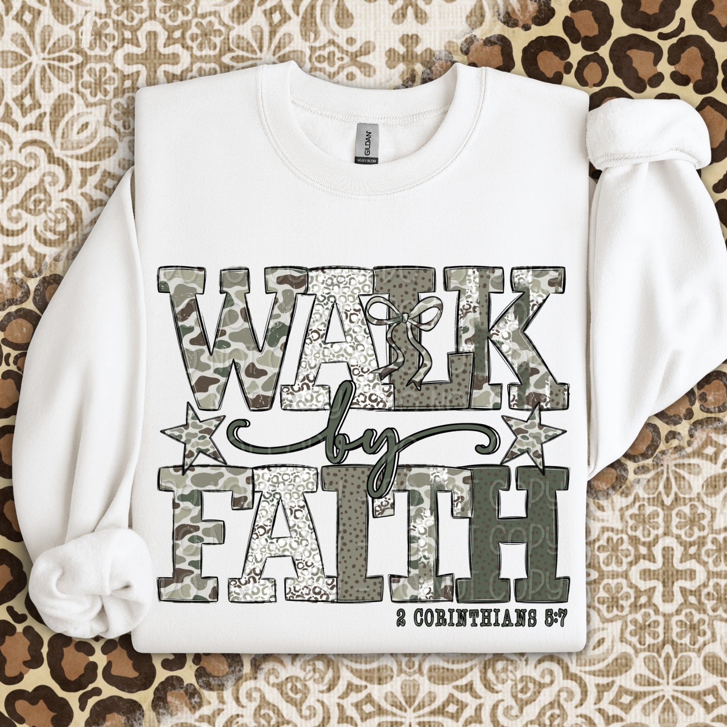 Camo Walk by Faith 1 - 2025 Digital PNG Design