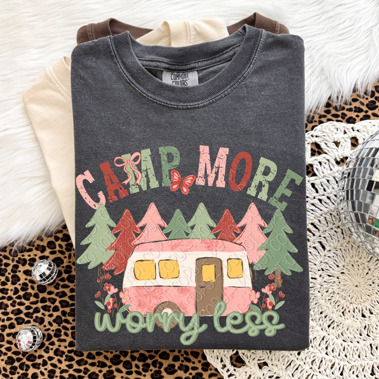 Camp More Worry Less 1 - 2026 Digital PNG Design