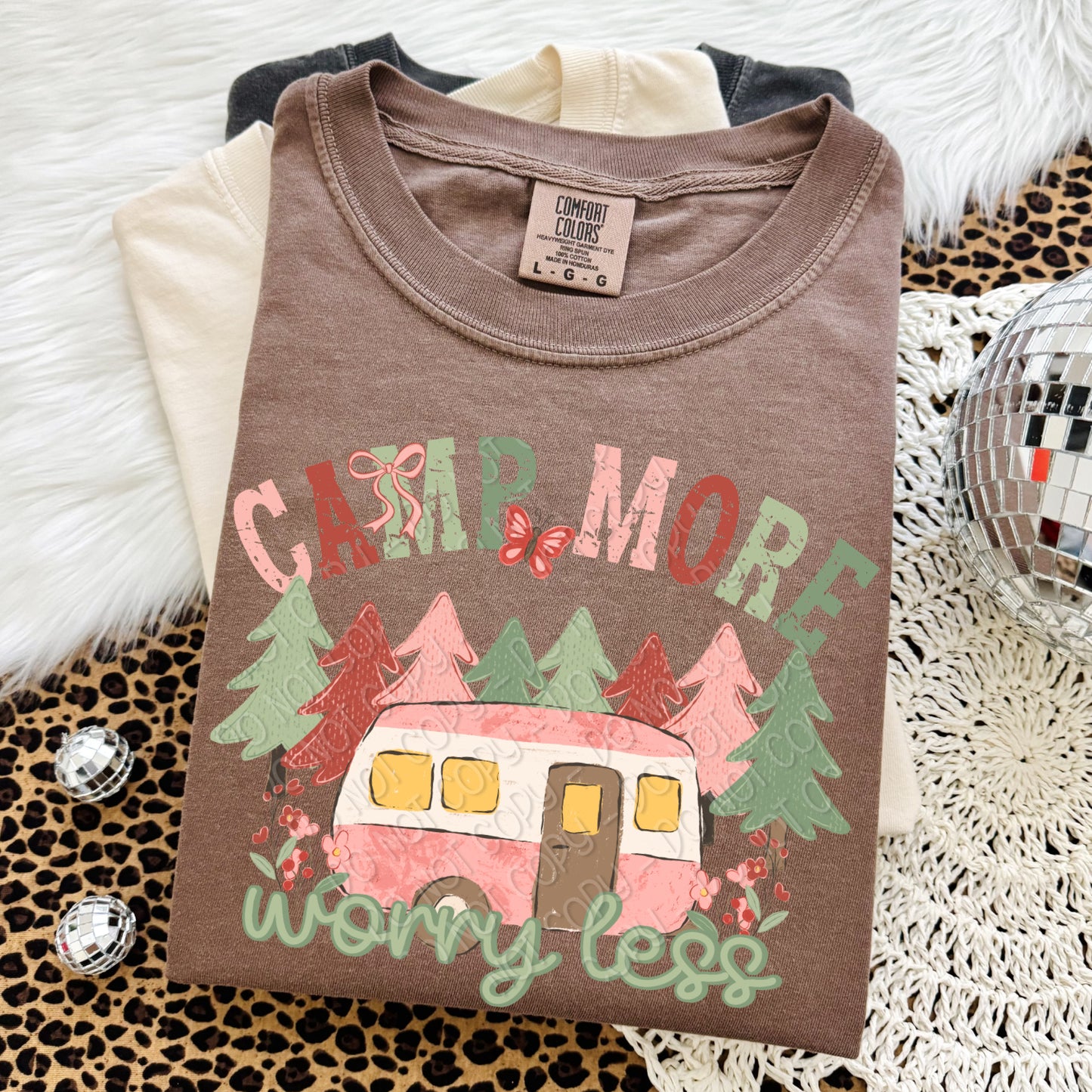 Camp More Worry Less 1 - 2026 Digital PNG Design