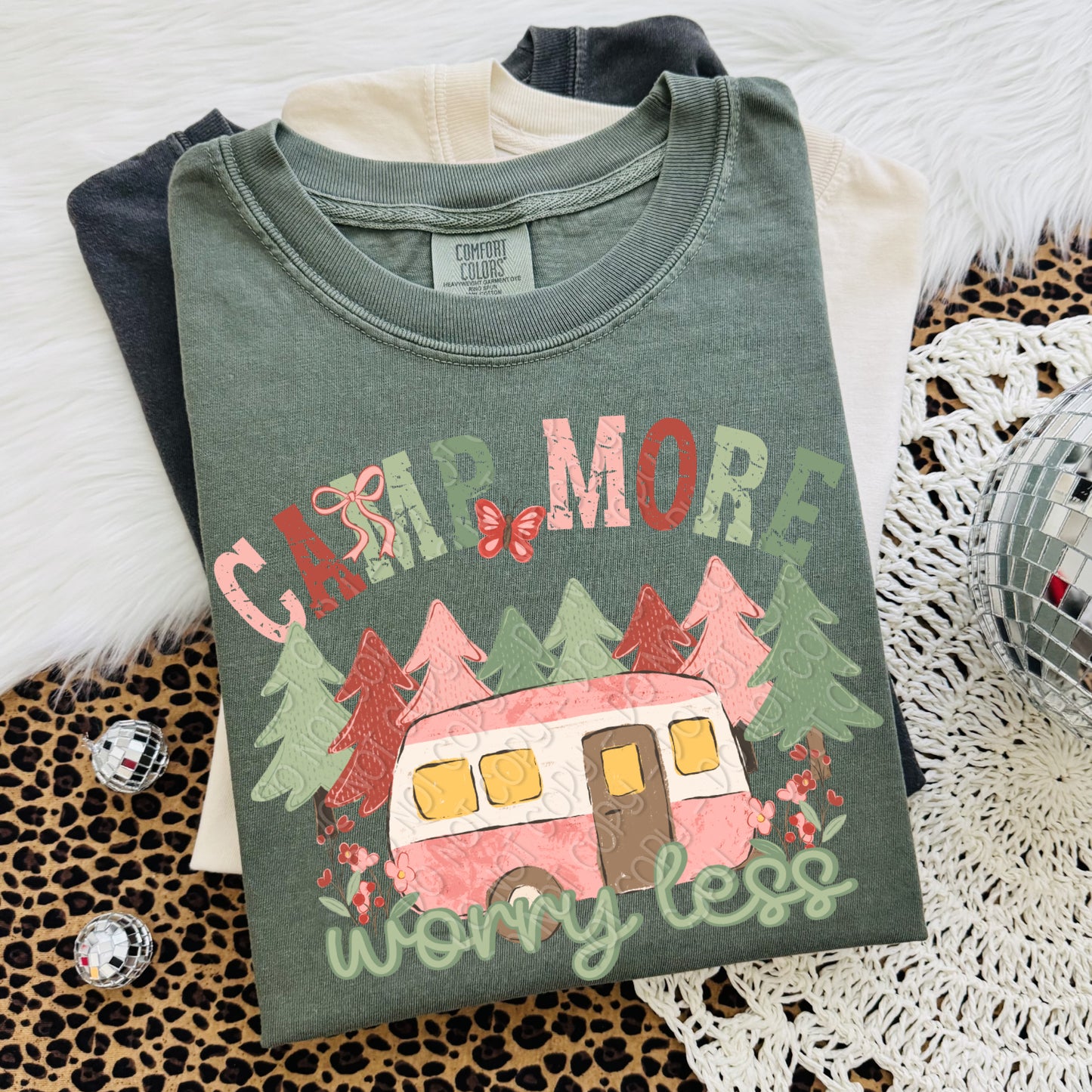 Camp More Worry Less 1 - 2026 Digital PNG Design