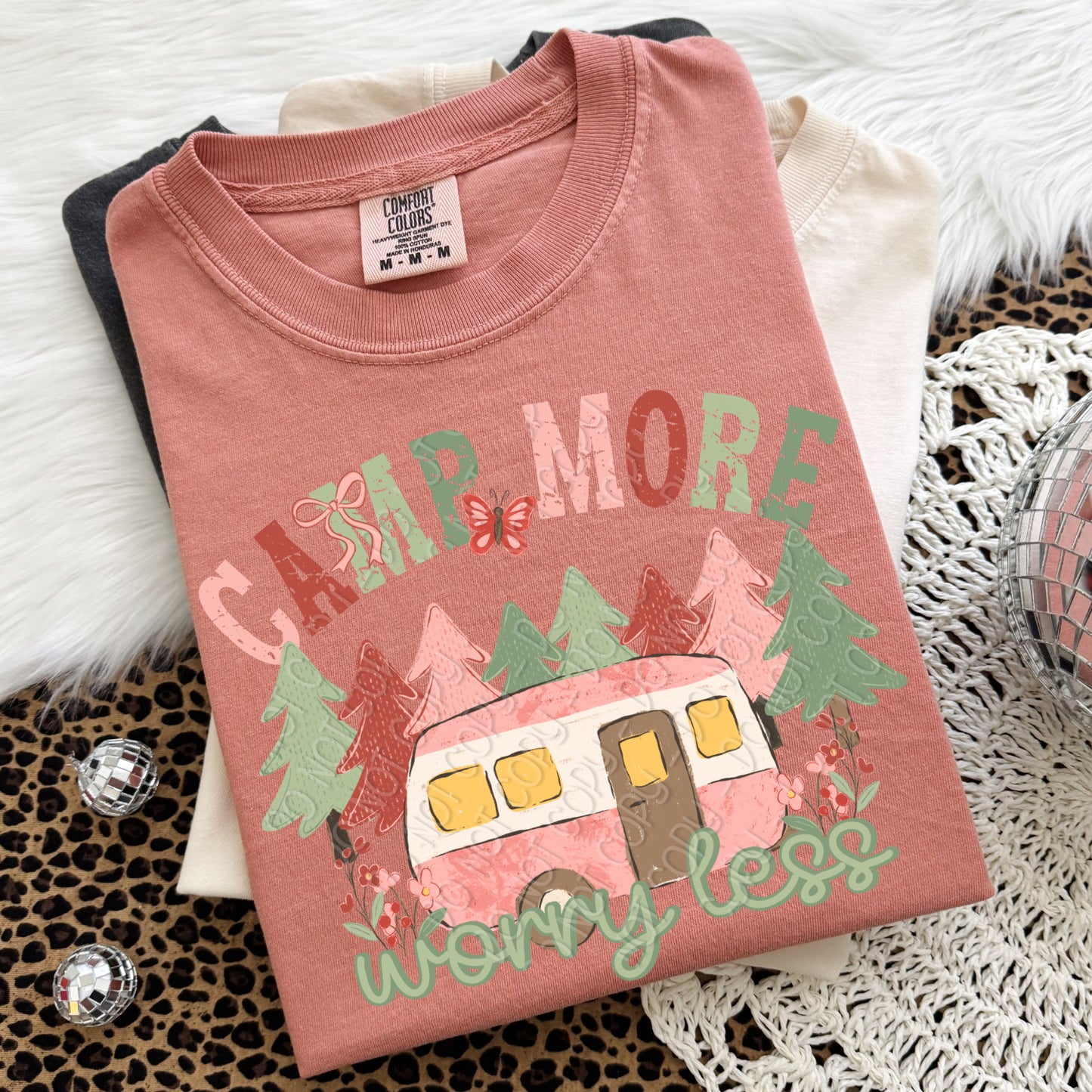 Camp More Worry Less 1 - 2026 Digital PNG Design